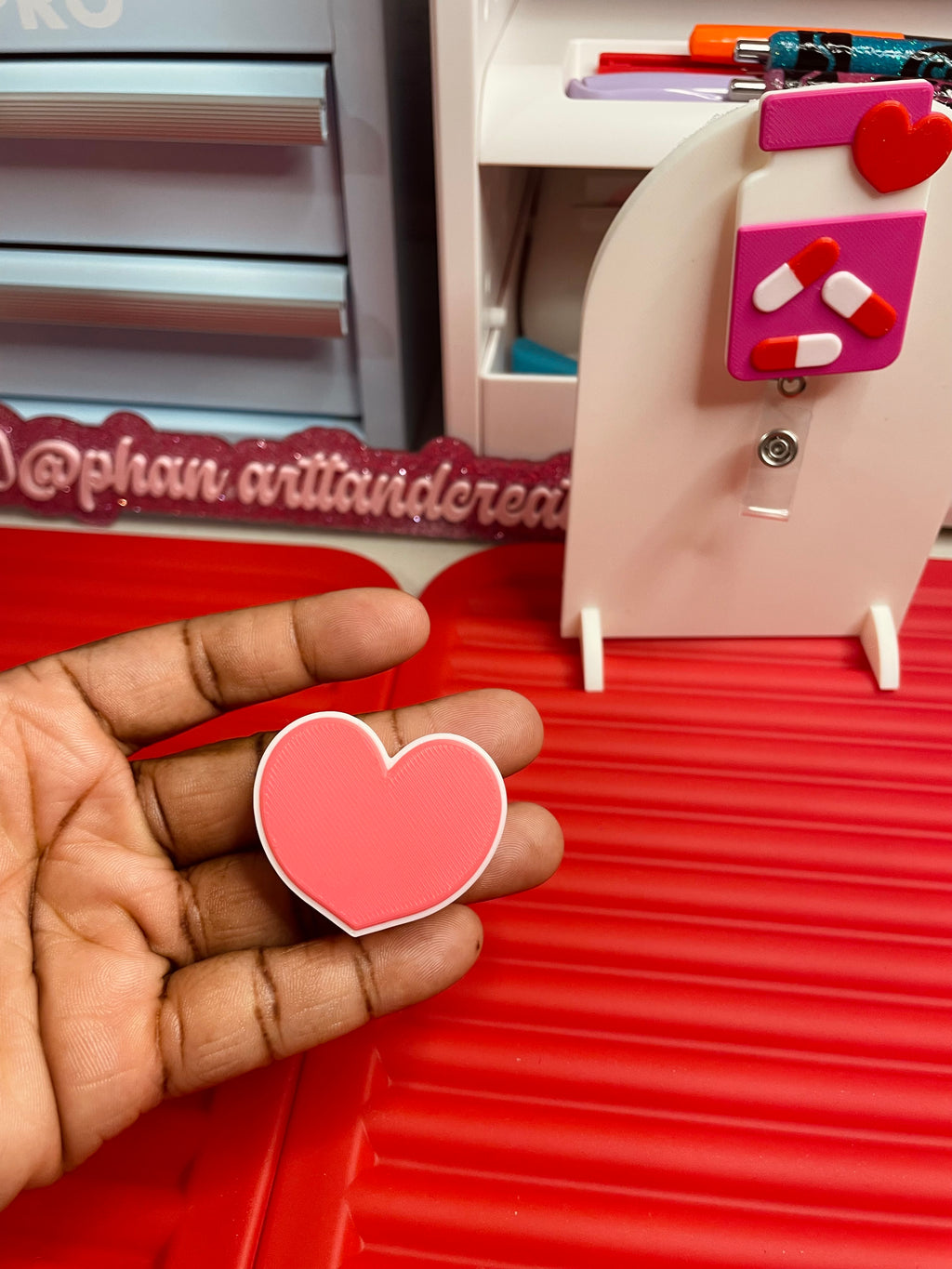 Heart straw topper