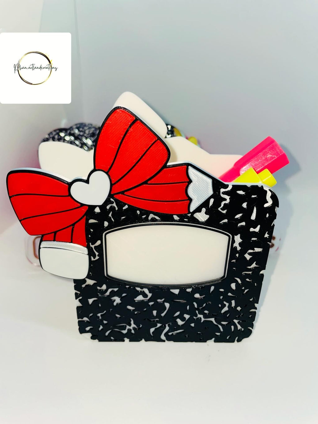 Composition pen/pencil holder