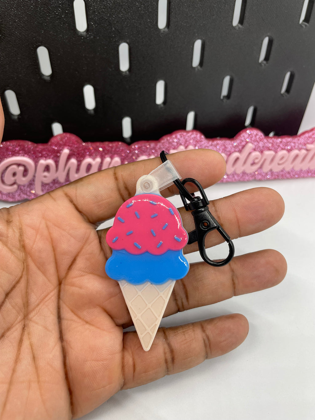 Ice cream cone NFC Keychain