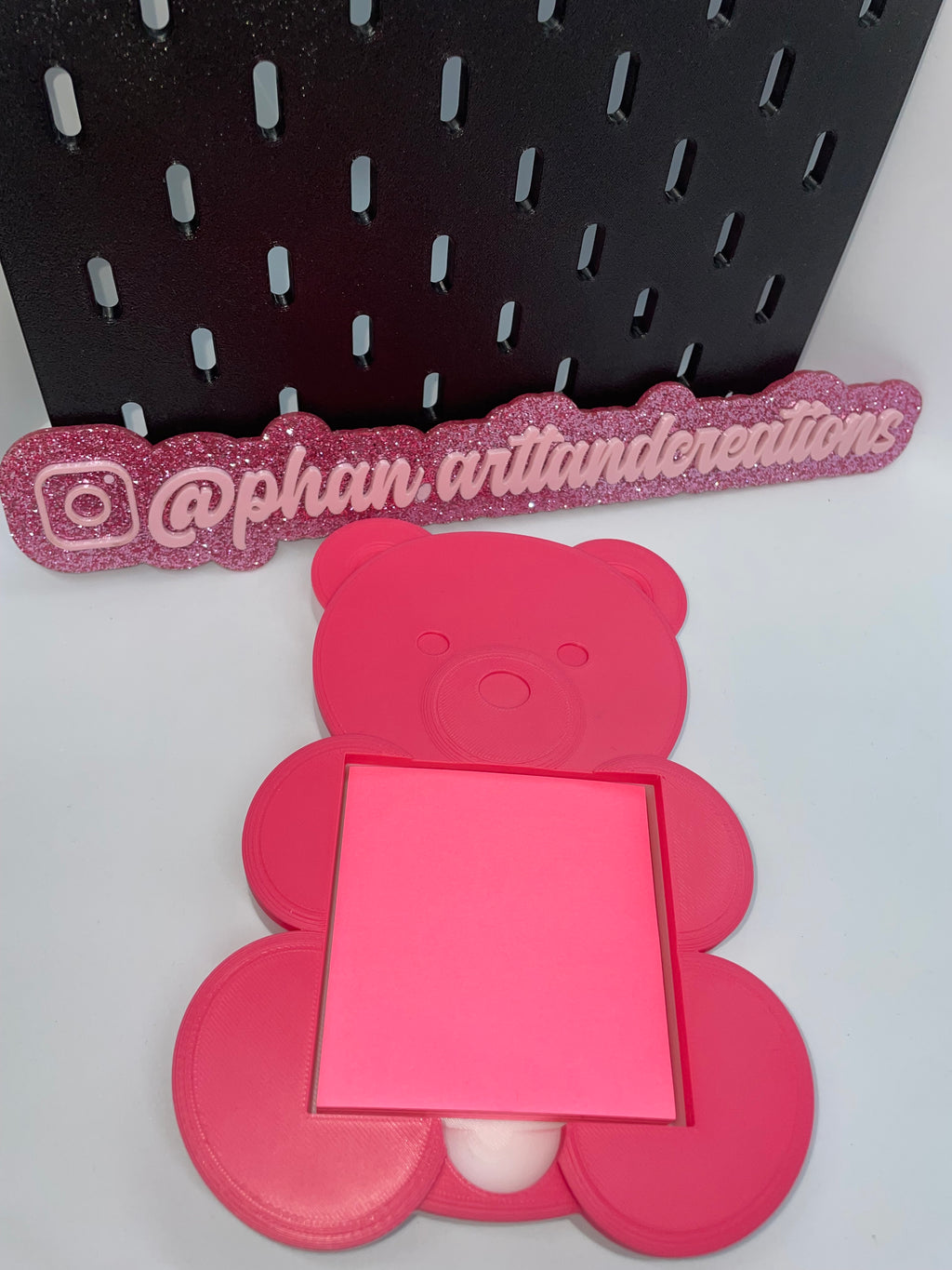 Bear sticky note holder