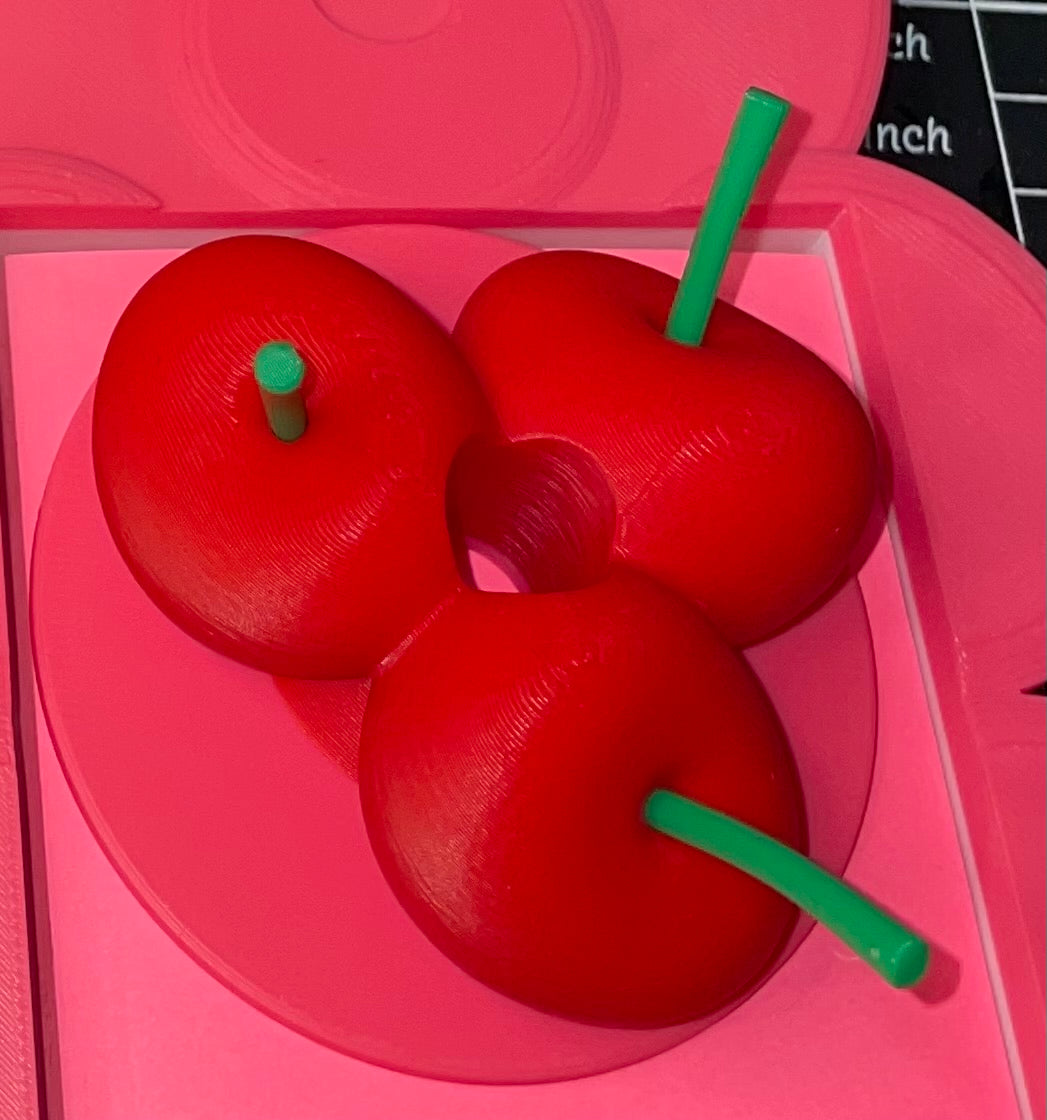 16oz cherries Lid topper