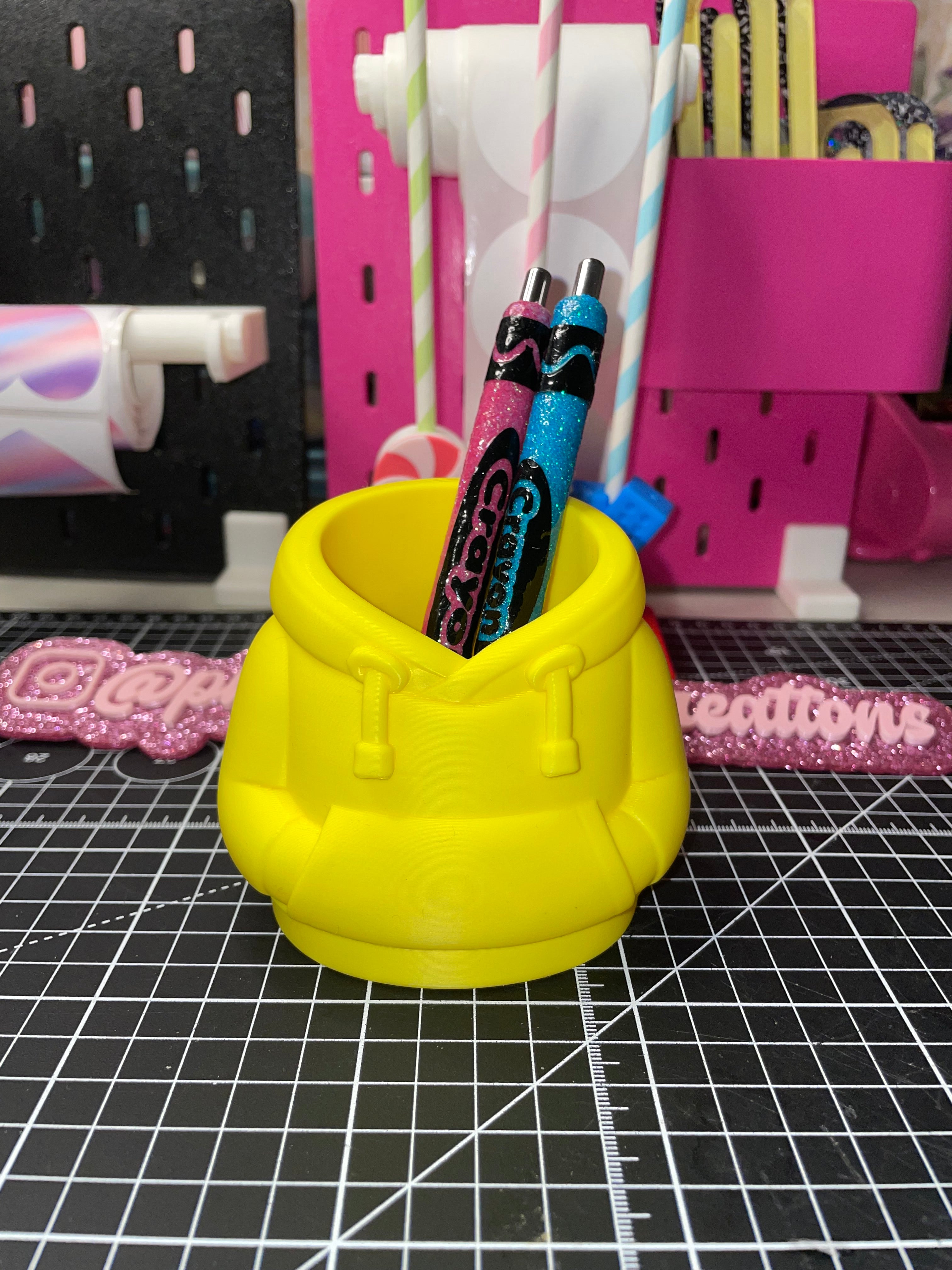 Hoodie pen/pencil holder