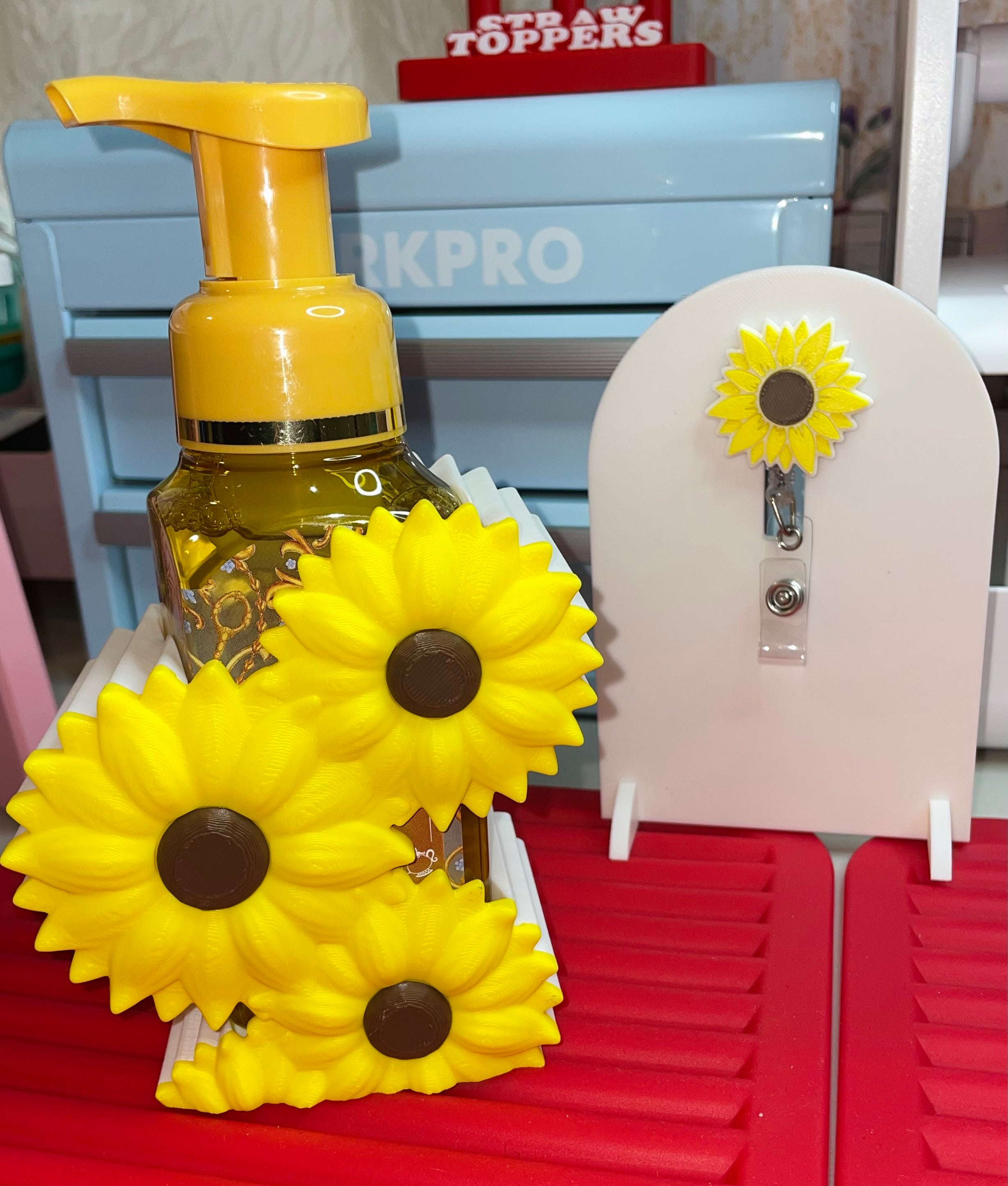 Sunflower soap holder