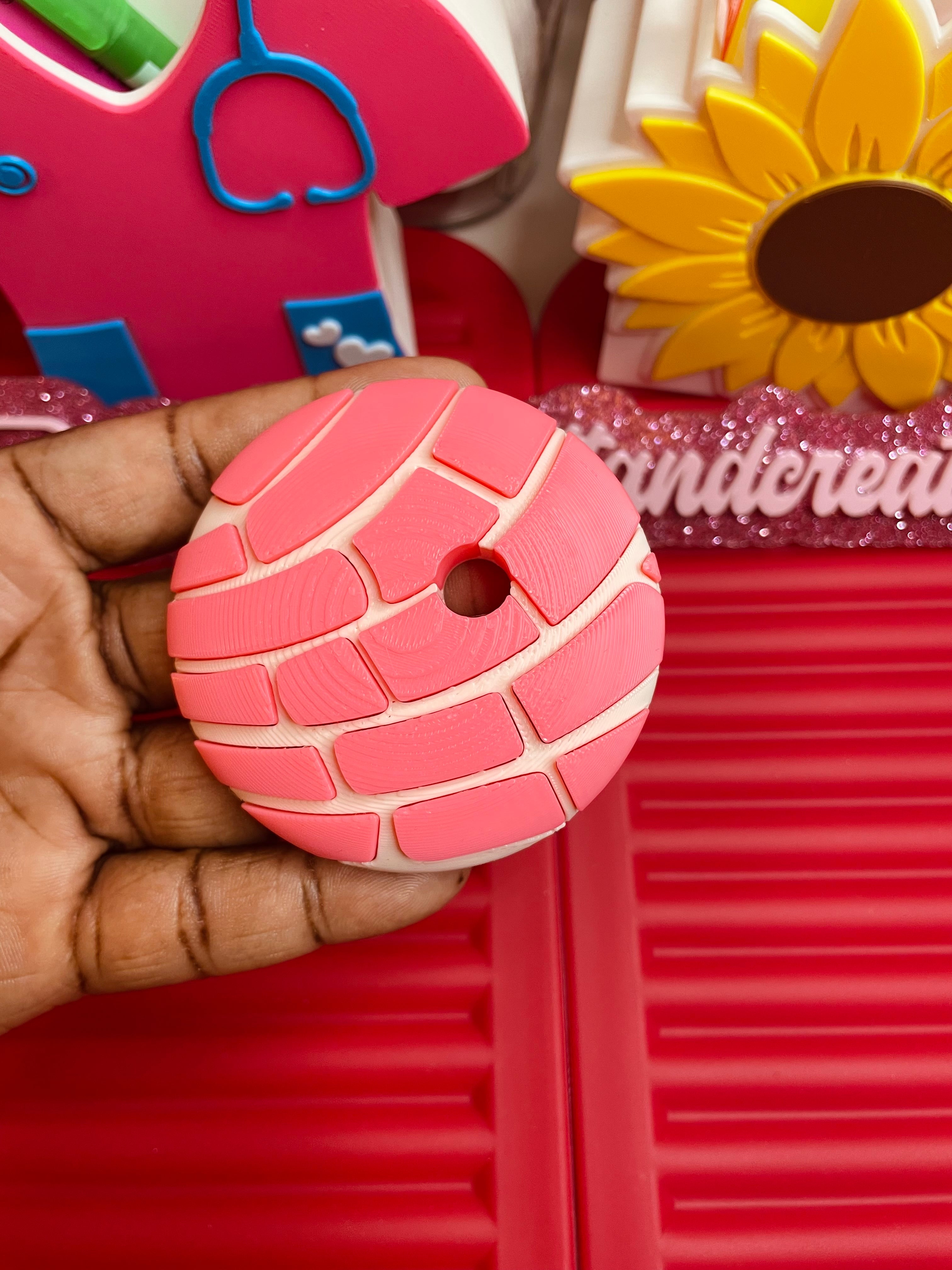 16oz concha lid topper