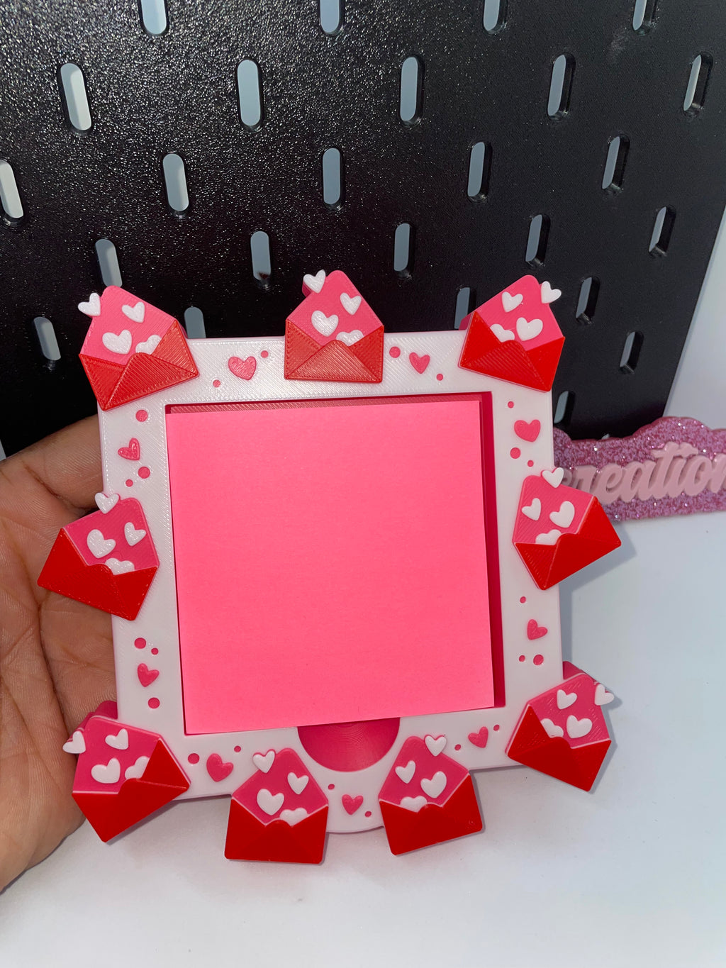 Love letter sticky note holder