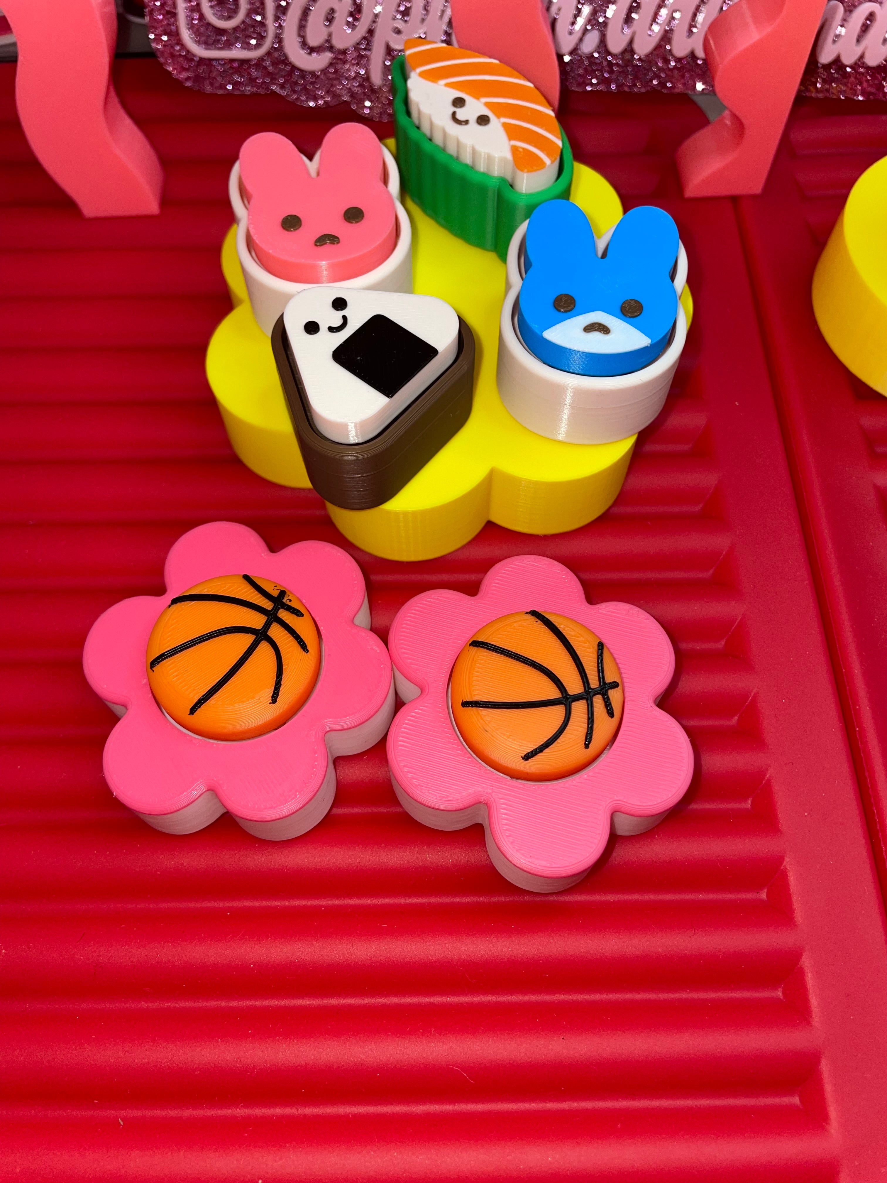 Flower basketball clicker