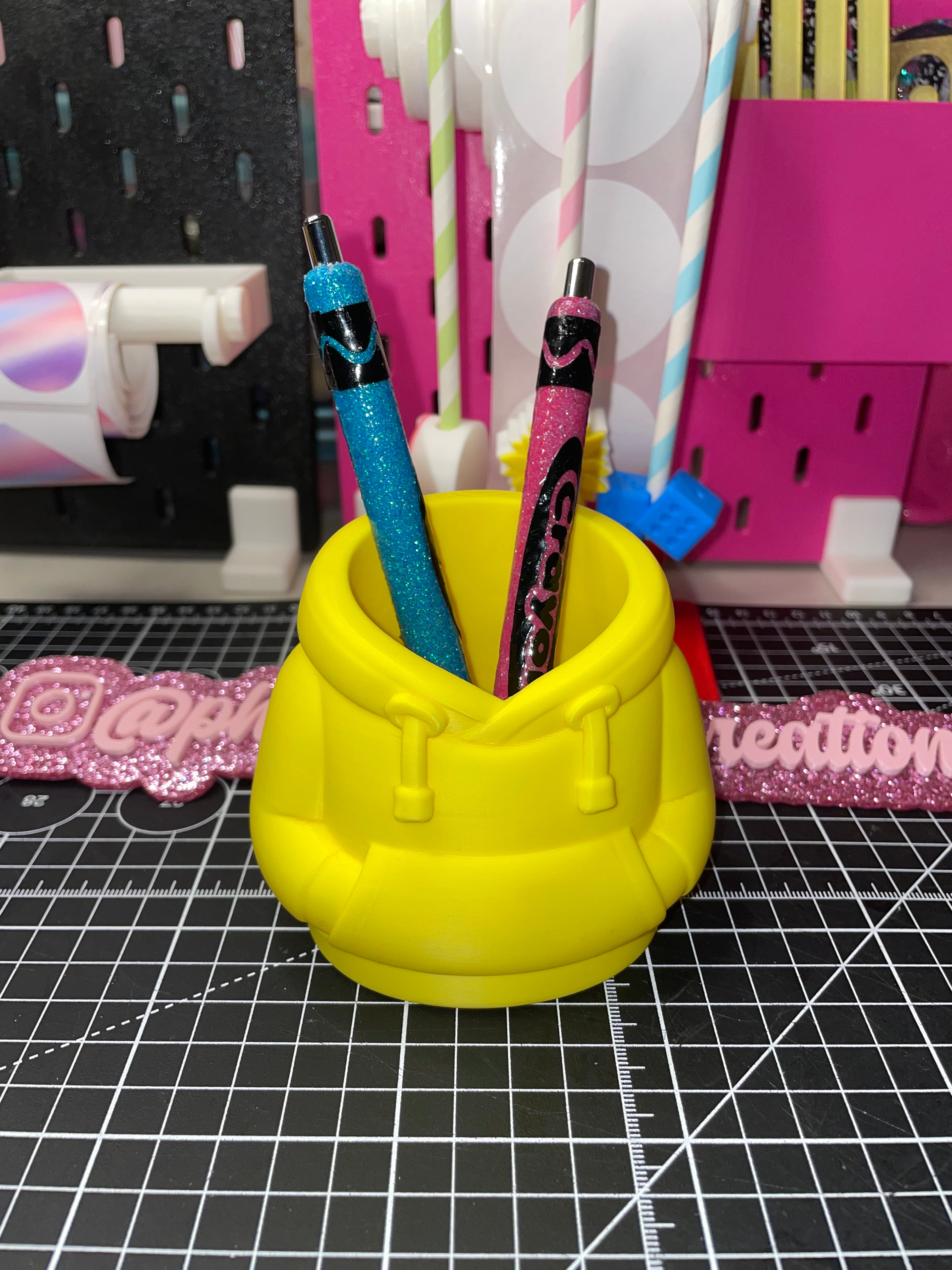 Hoodie pen/pencil holder