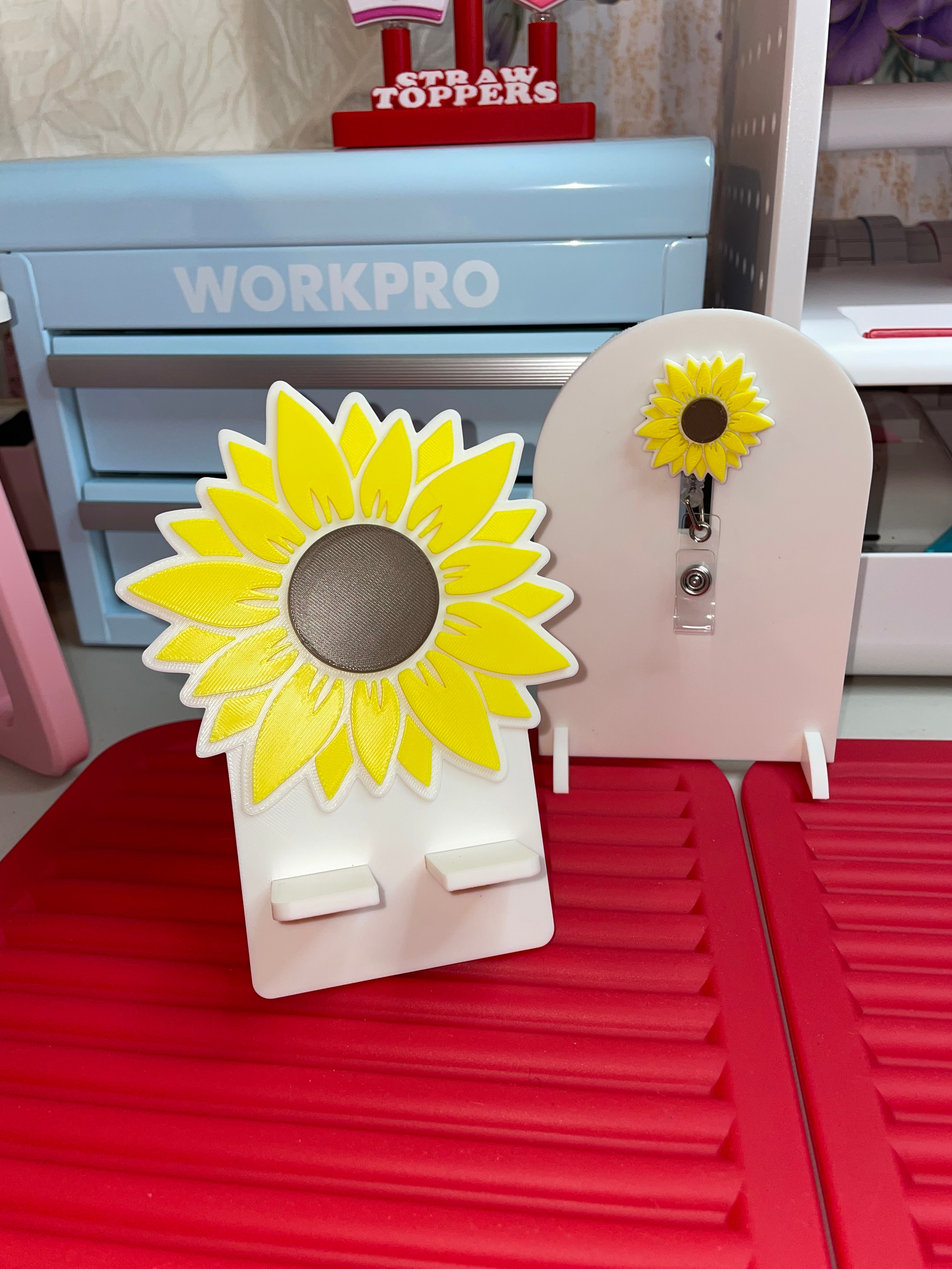 Sunflower phone holder