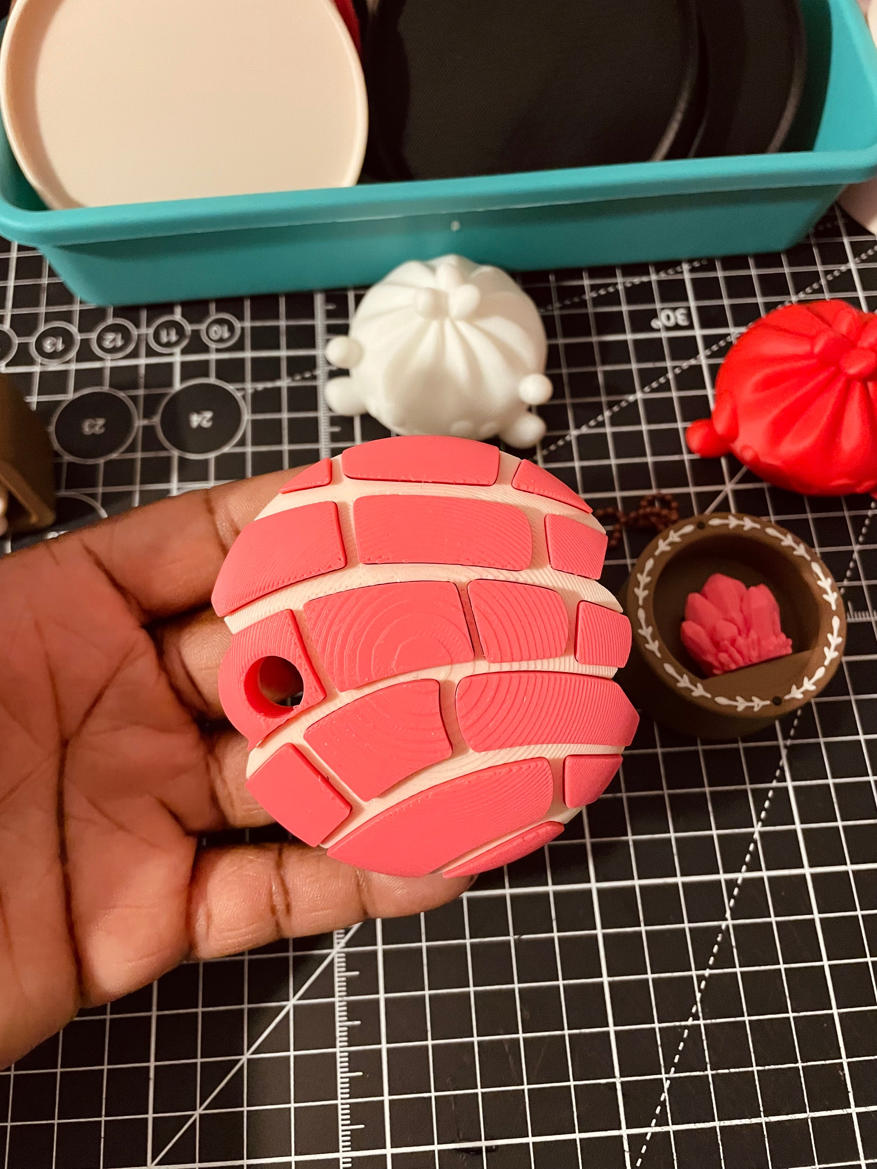 40oz concha lid topper