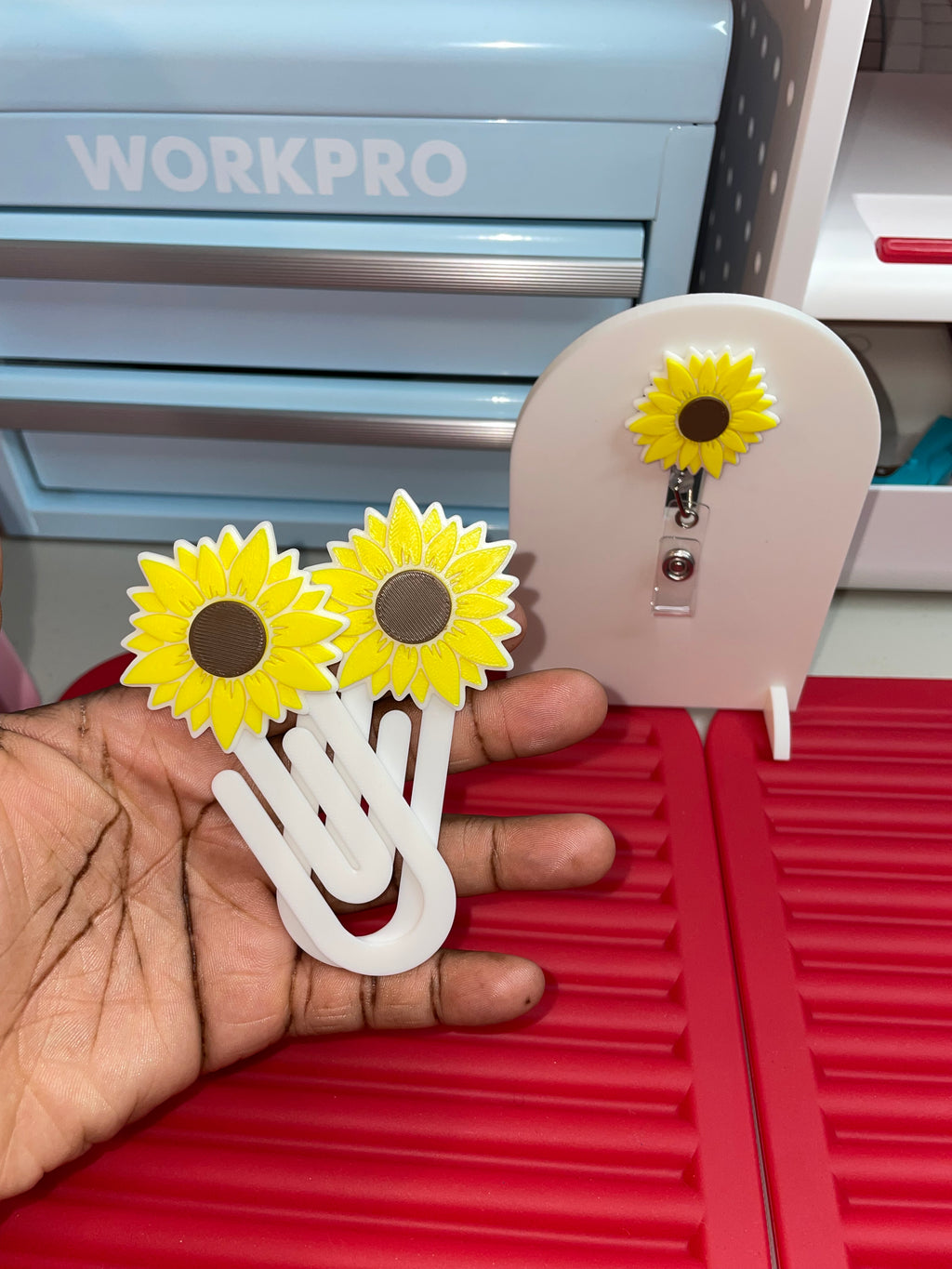 Sunflower paperclip