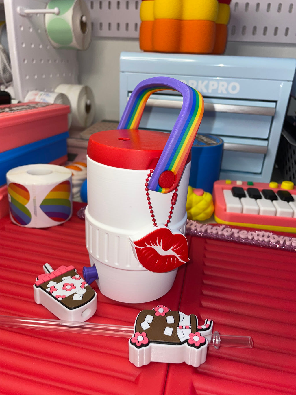 Can cooler- Rainbow beverage sleeve