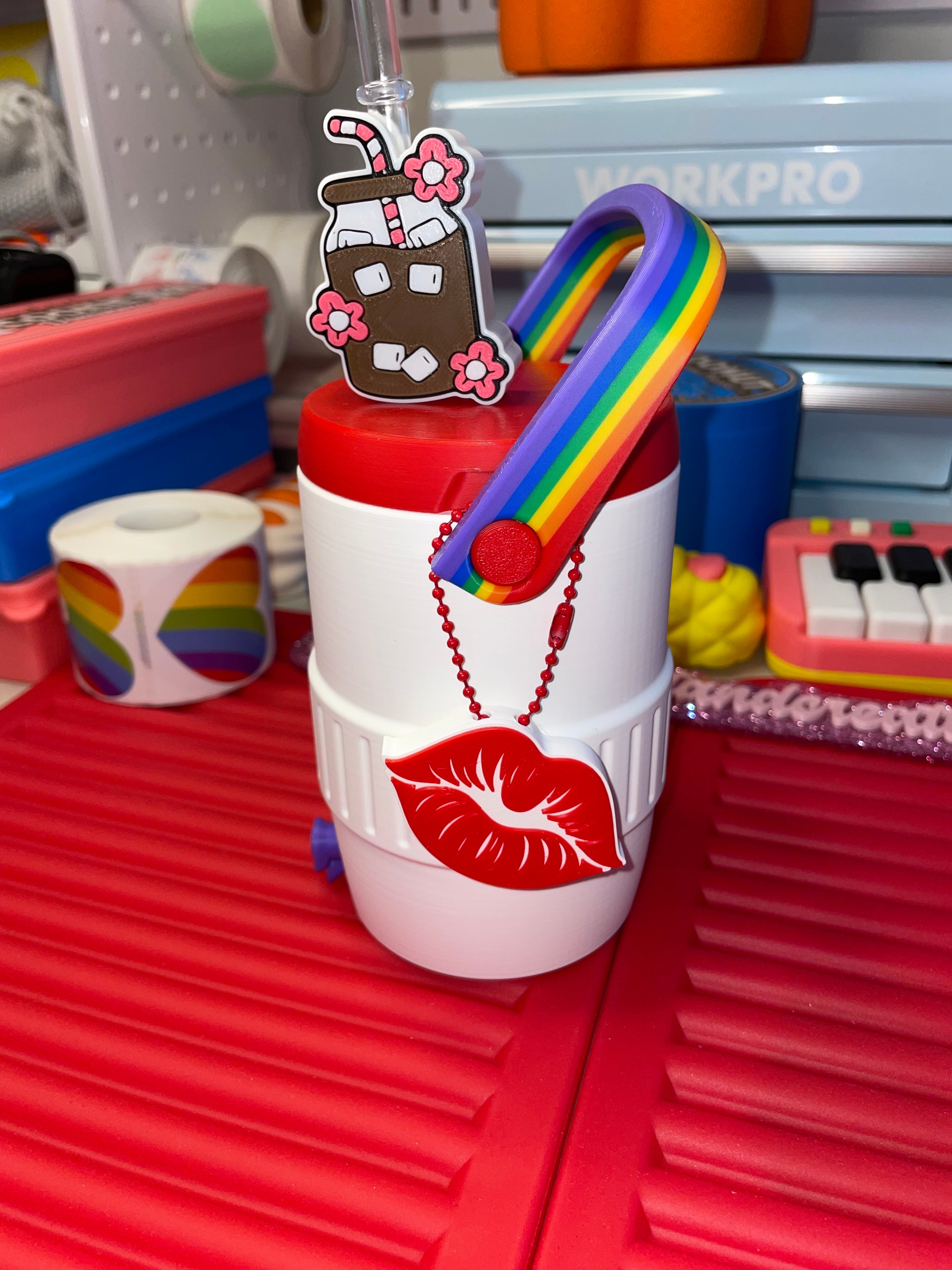 Can cooler- Rainbow beverage sleeve