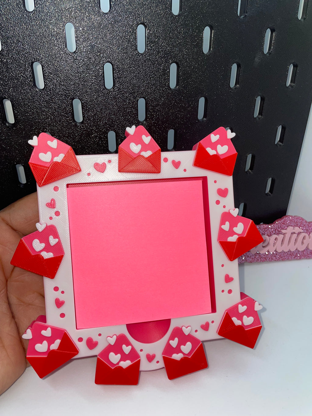 Love letter sticky note holder