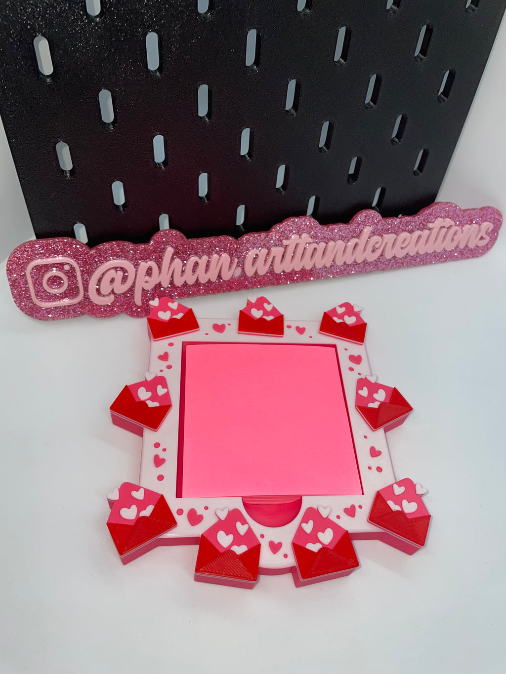 Love letter sticky note holder