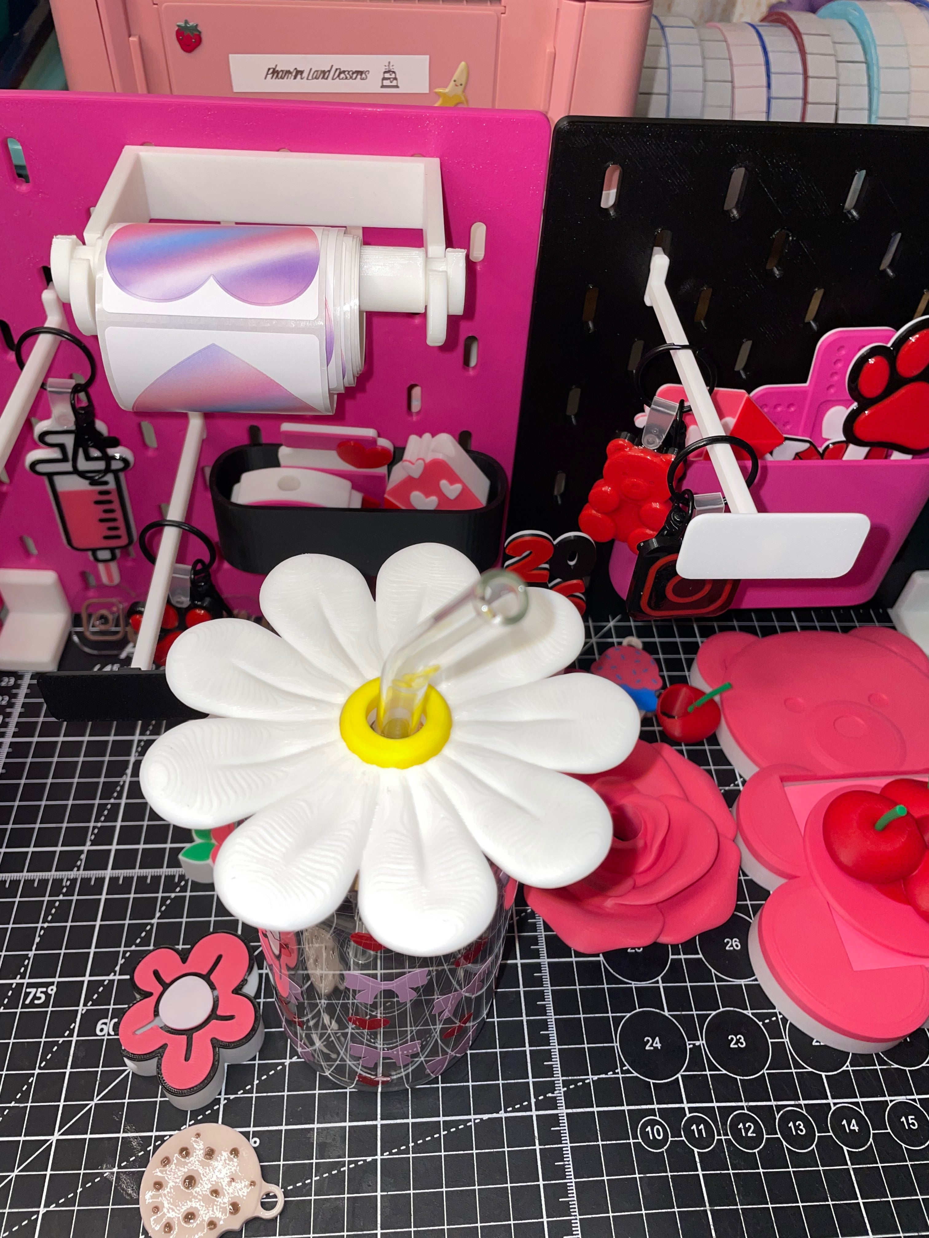 16oz daisy Lid topper
