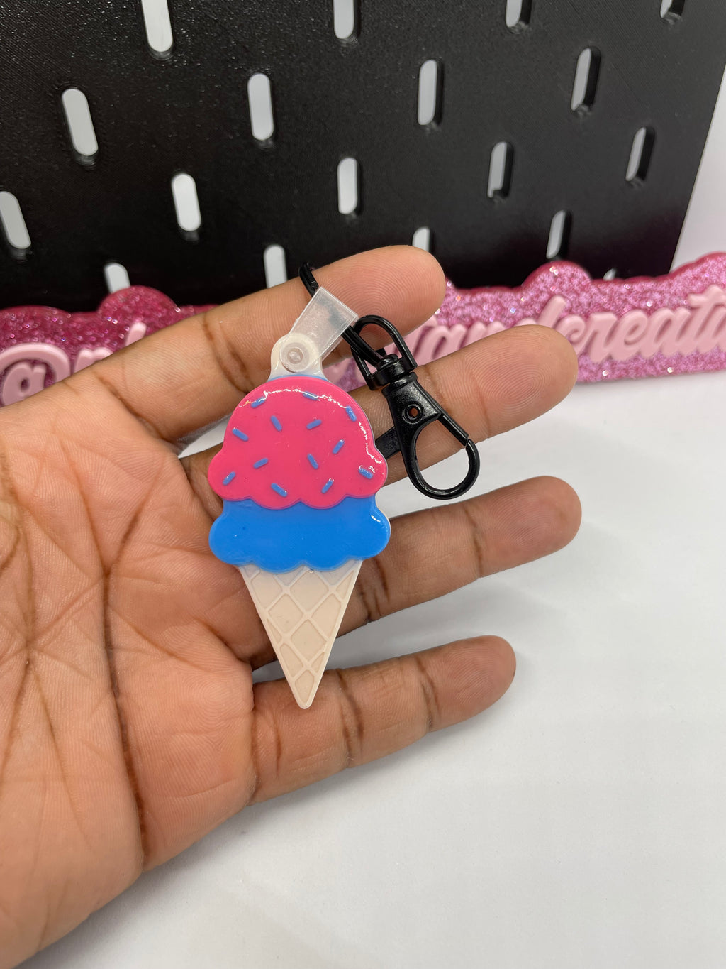 Ice cream cone NFC Keychain