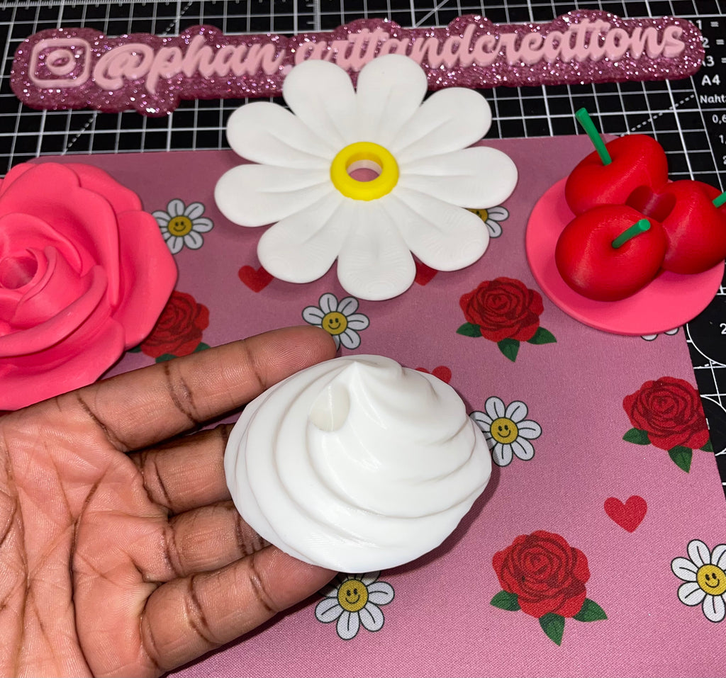 16oz whip cream lid topper (version 3)