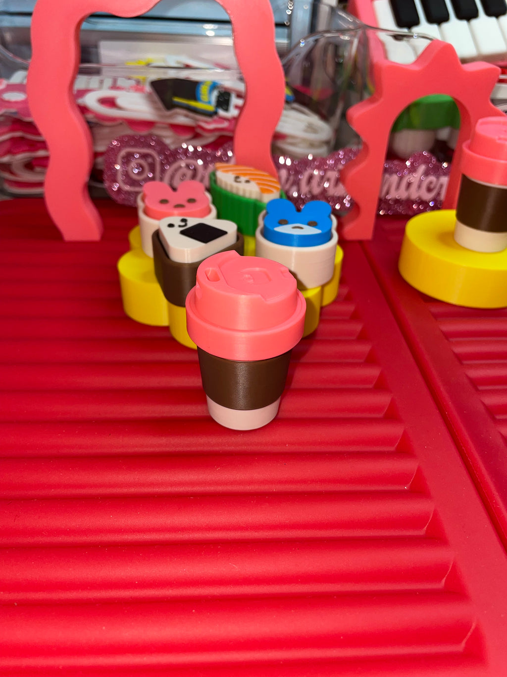 Coffee Clicker Keychain