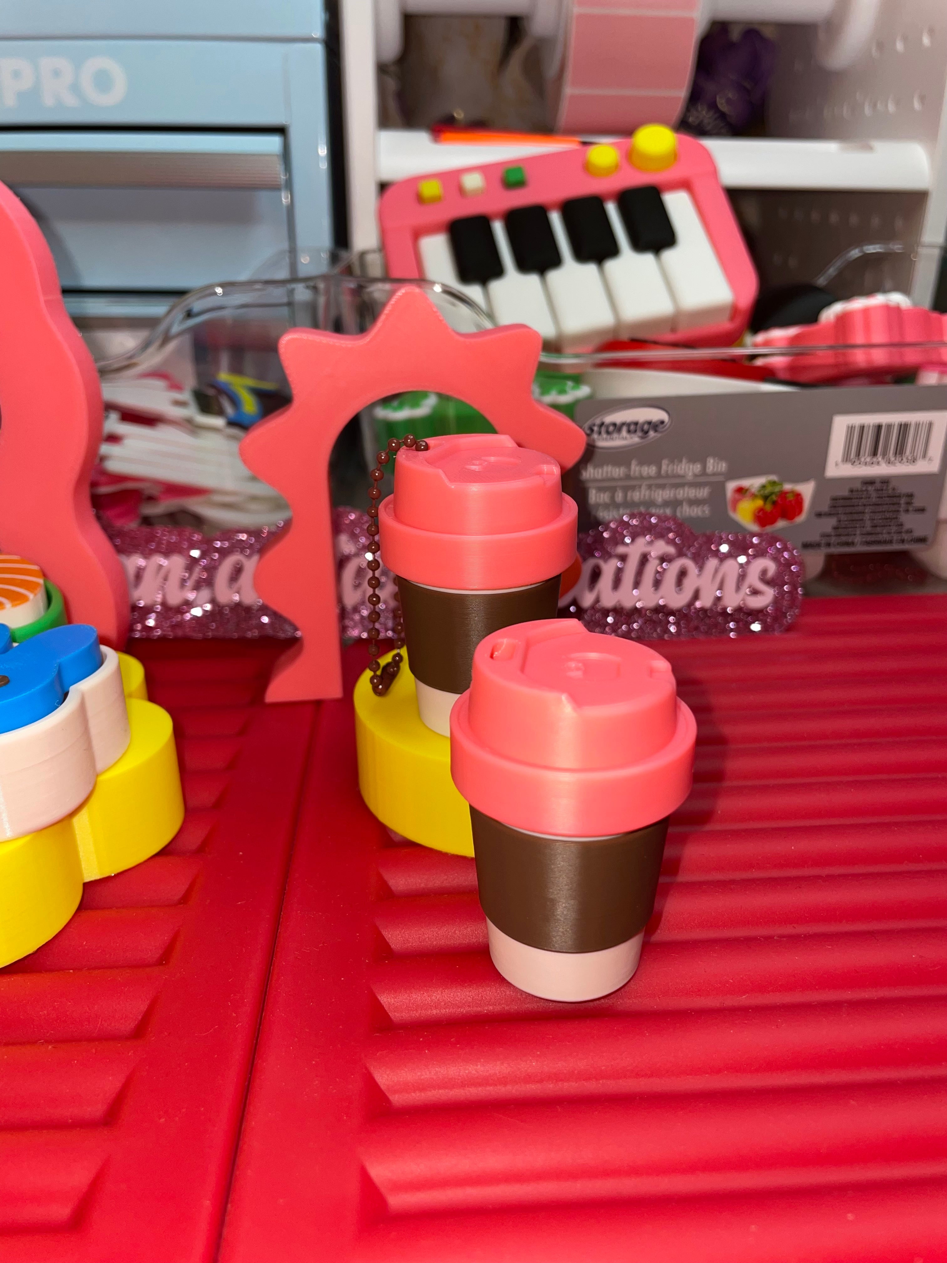 Coffee Clicker Keychain