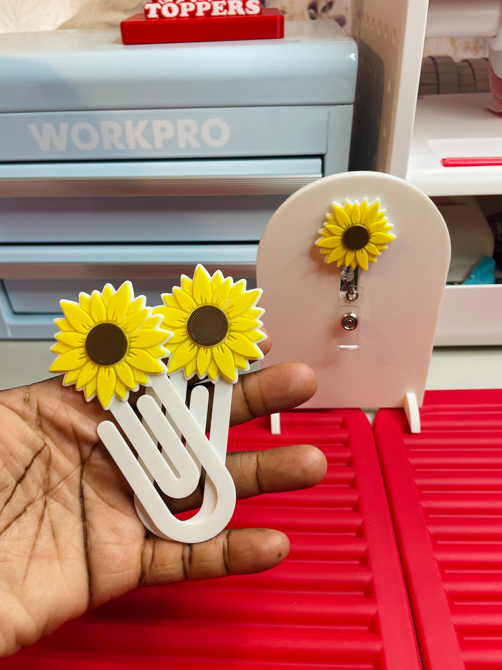 Sunflower paperclip