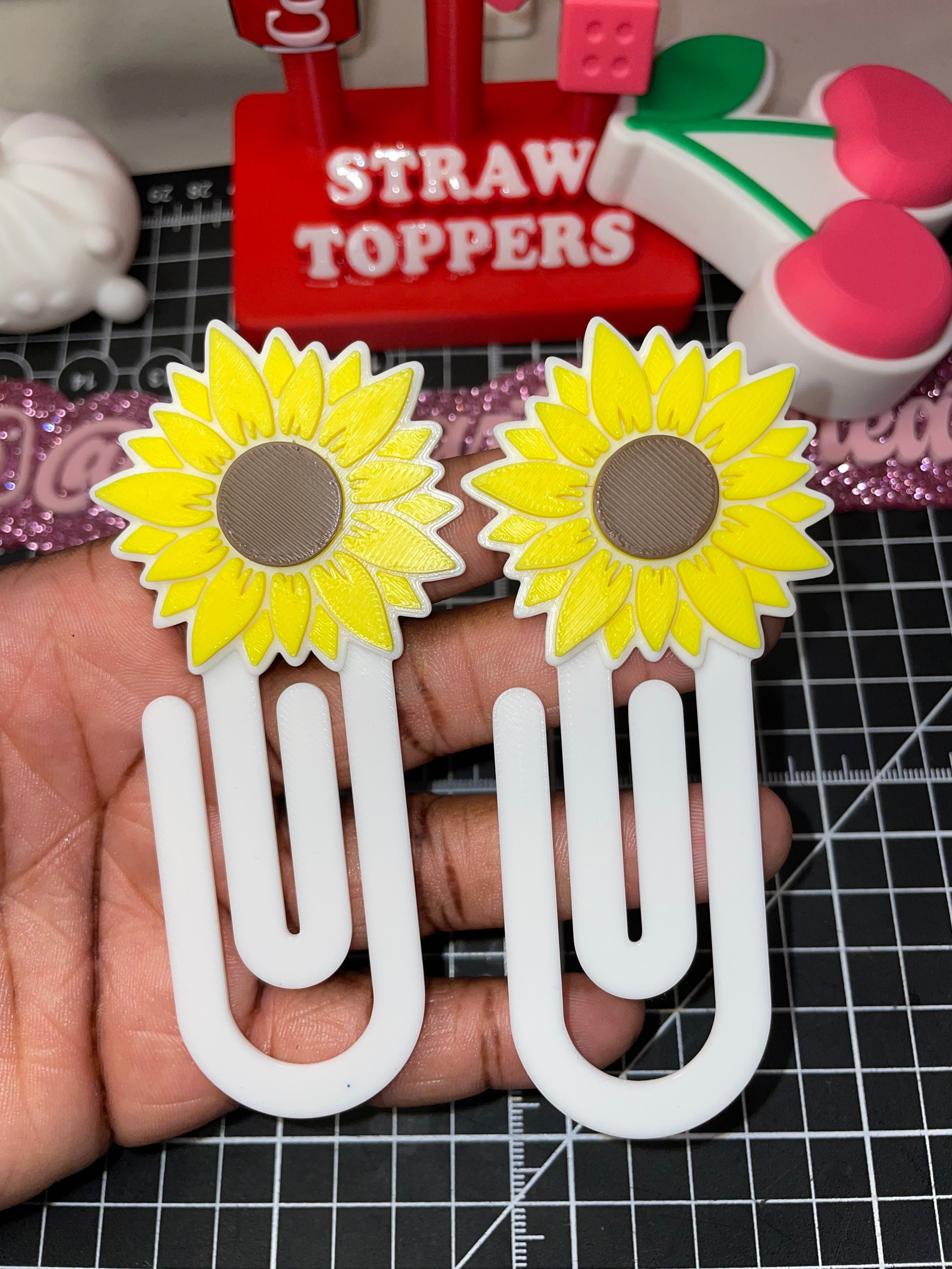 Sunflower paperclip