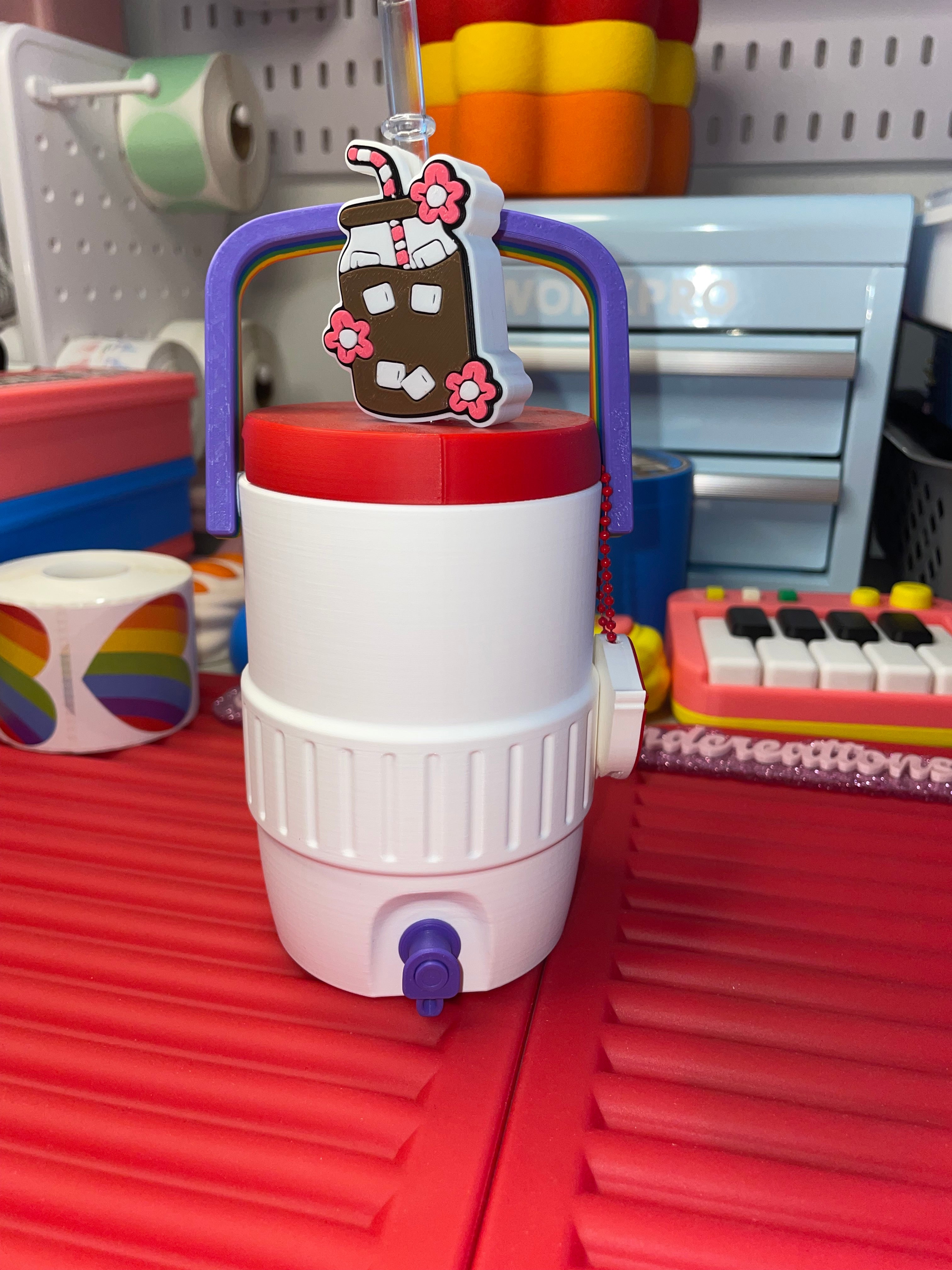 Can cooler- Rainbow beverage sleeve