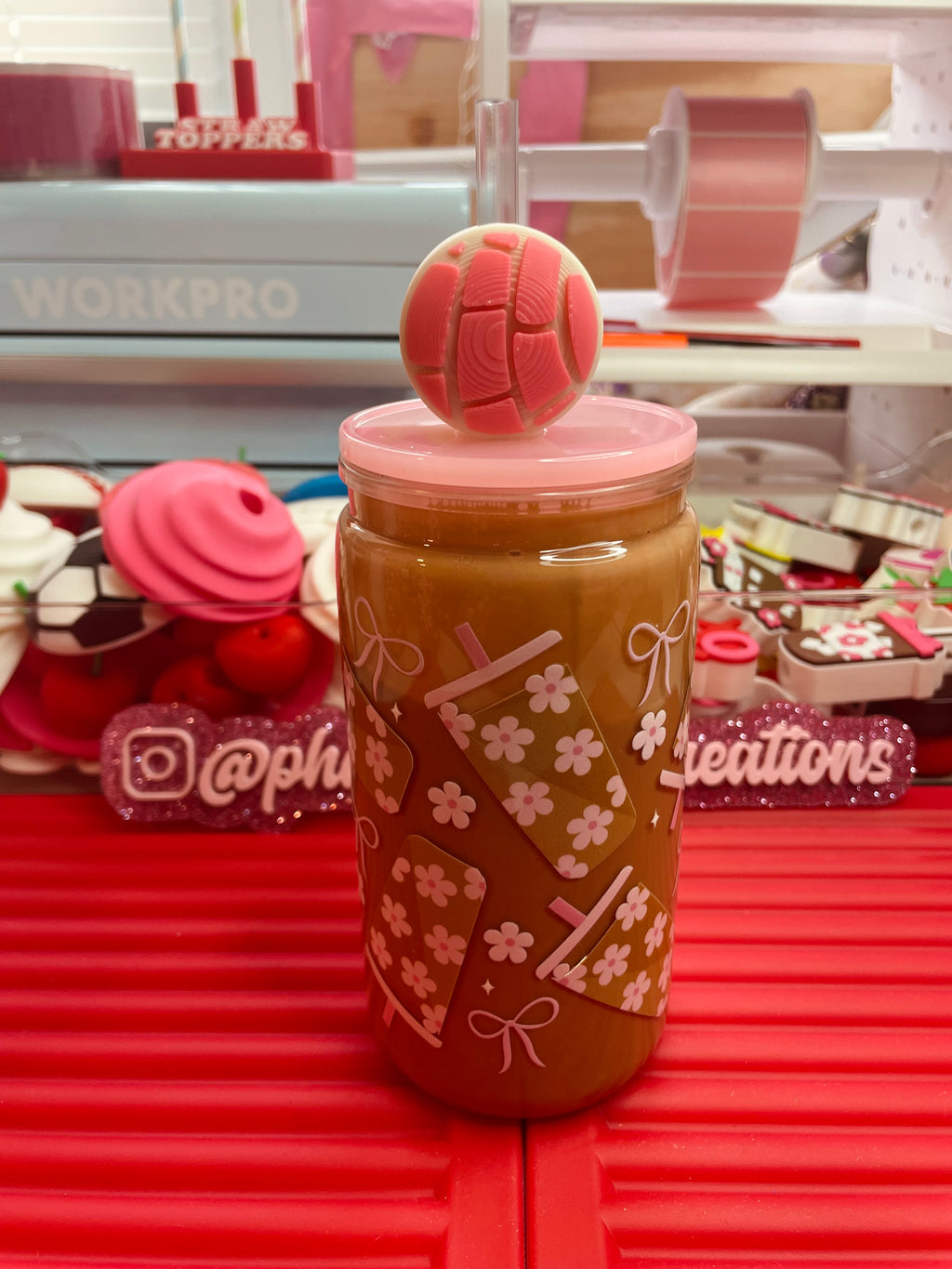 16oz coffee snowglobe cup