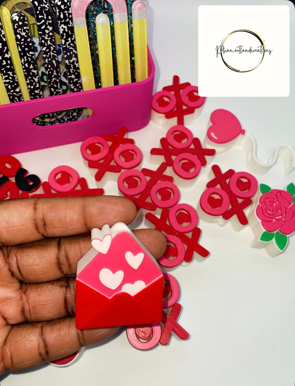 Love letter Straw Topper