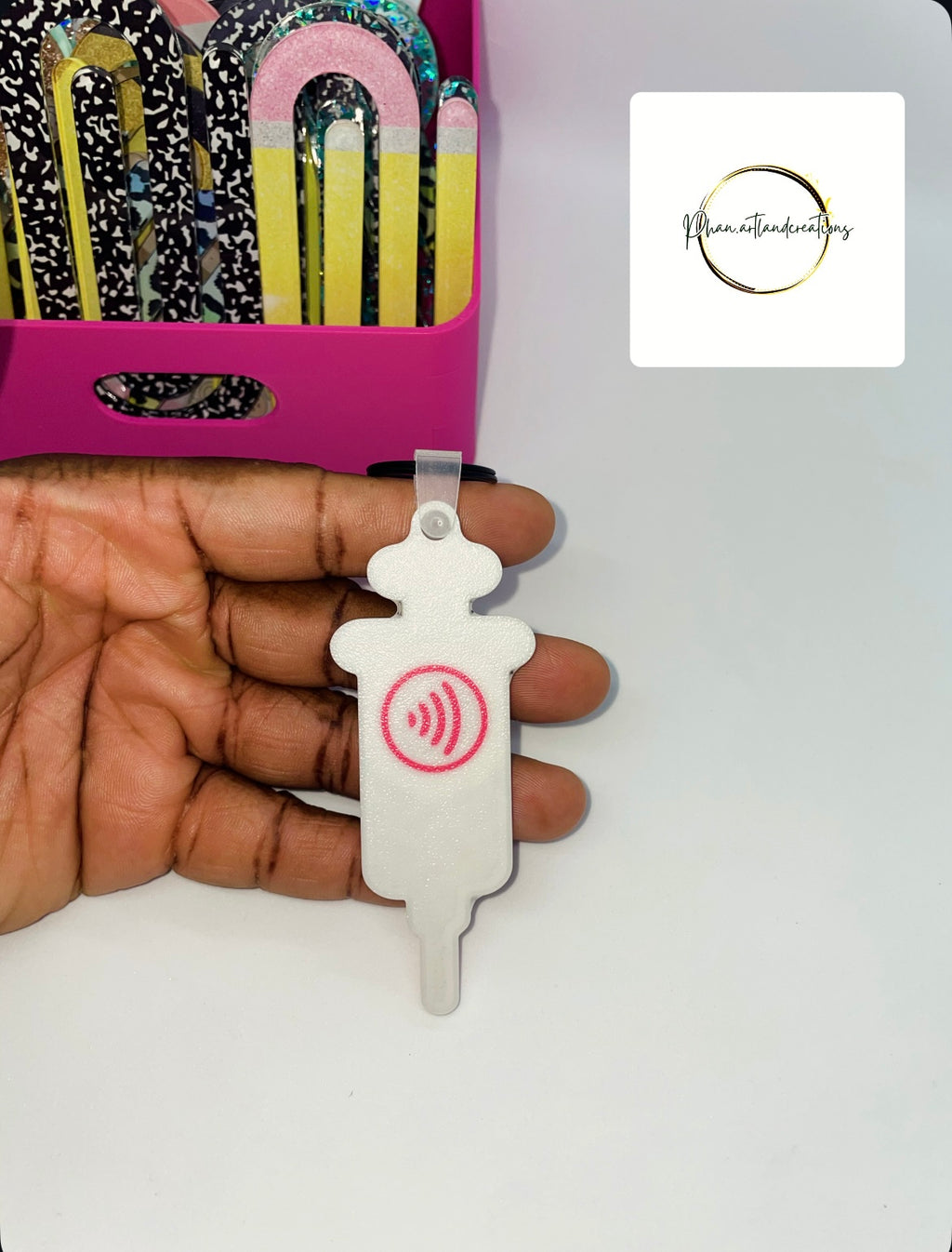 Syringe NFC Keychain