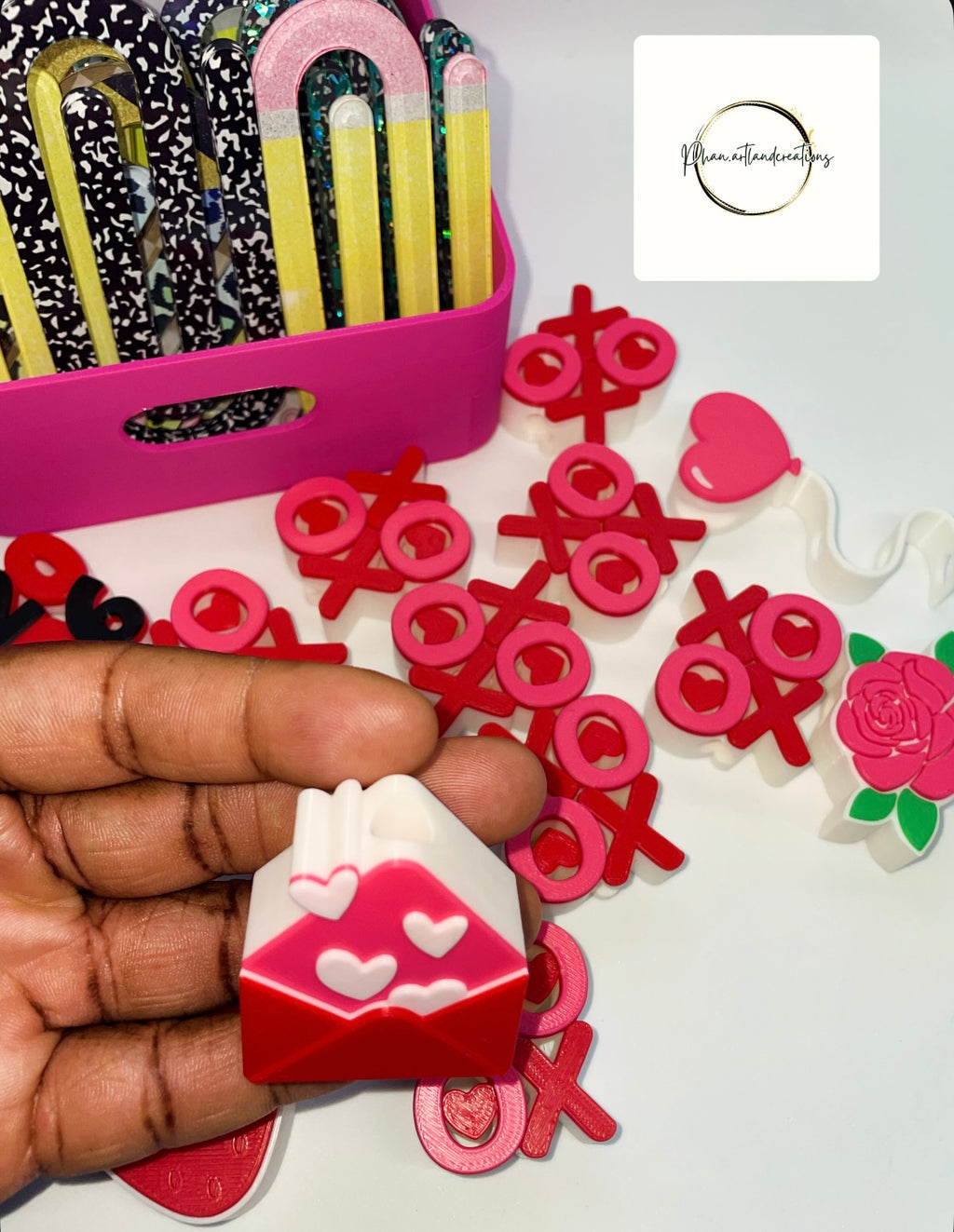 Love letter Straw Topper