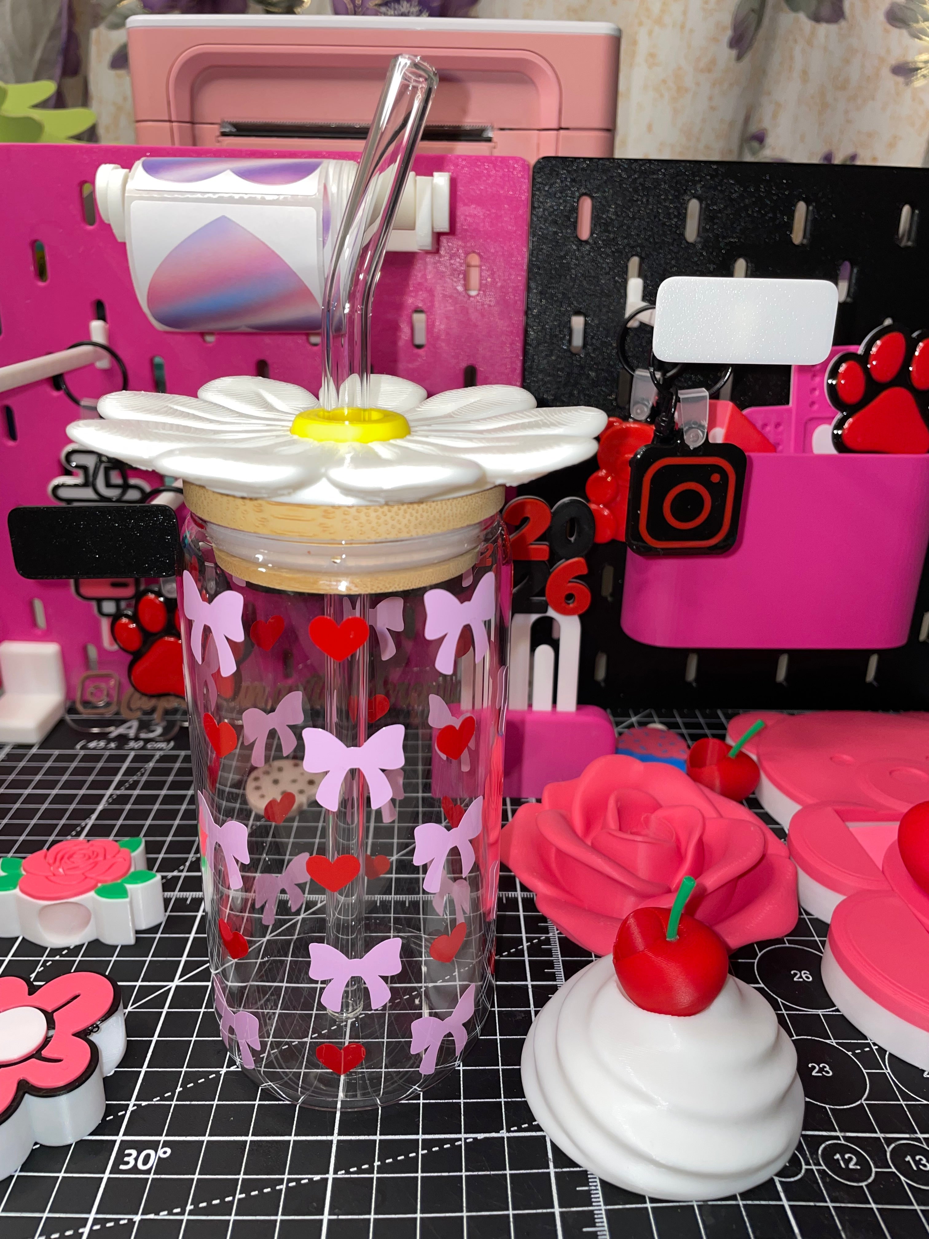 16oz daisy Lid topper