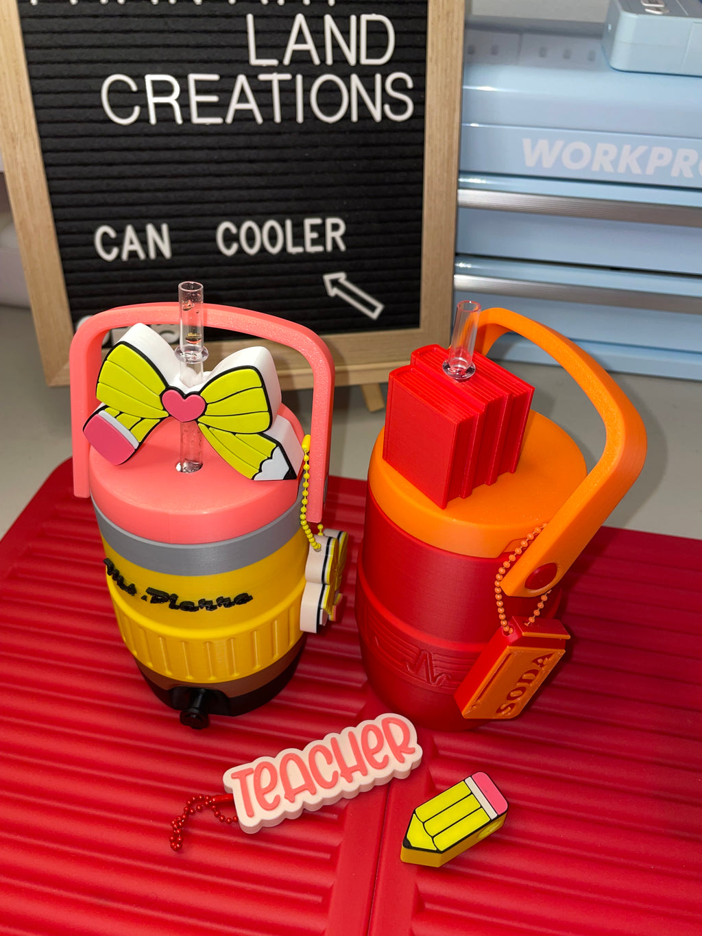 12oz cooler can holder (Pencil theme)