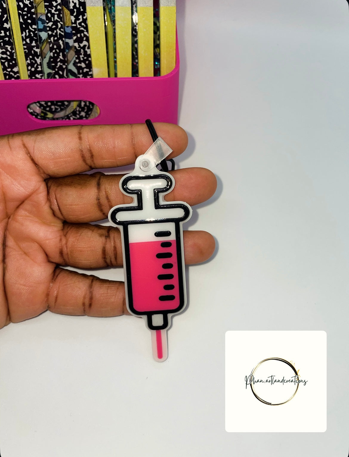 Syringe NFC Keychain