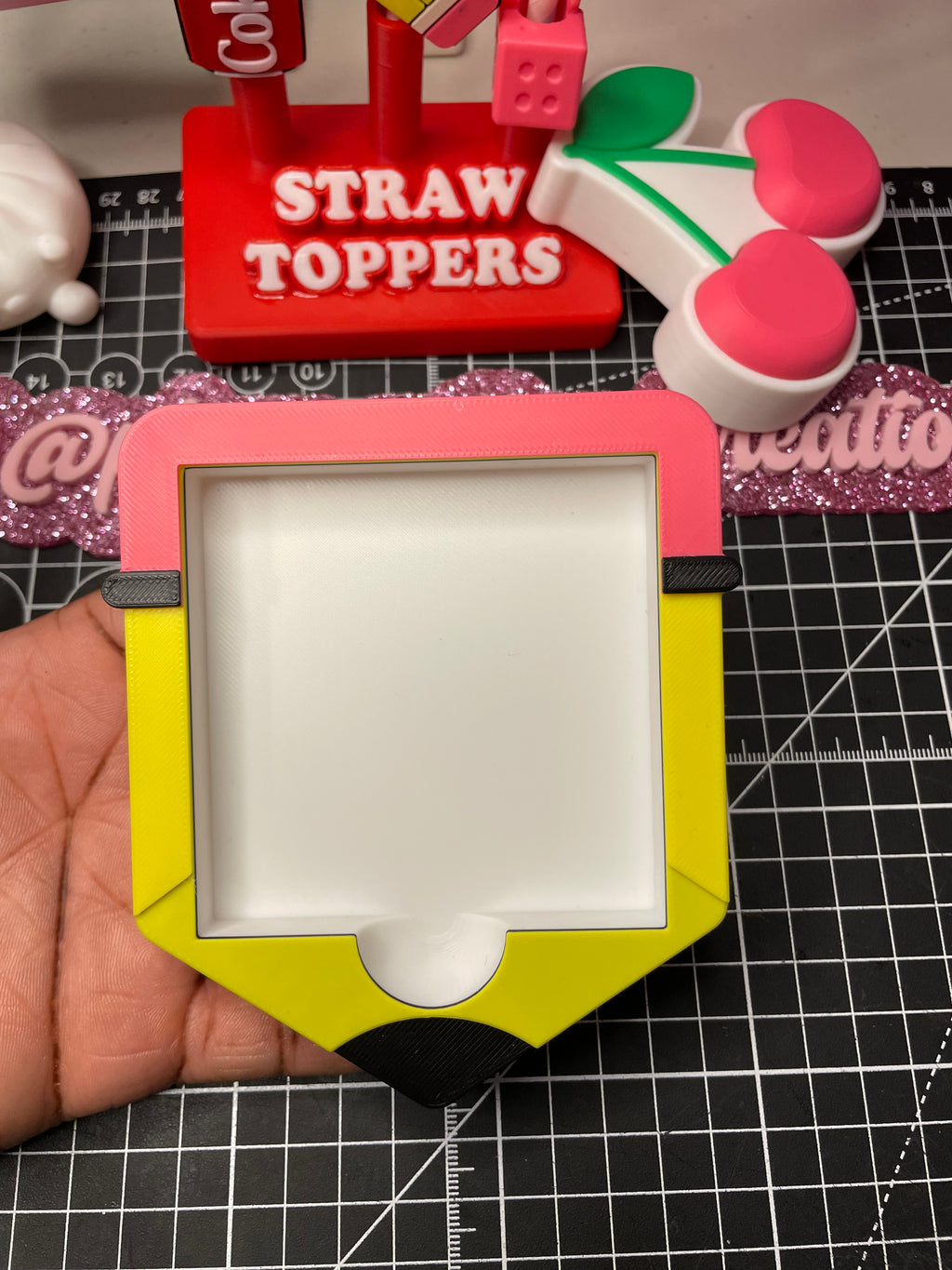 Pencil sticky note holder