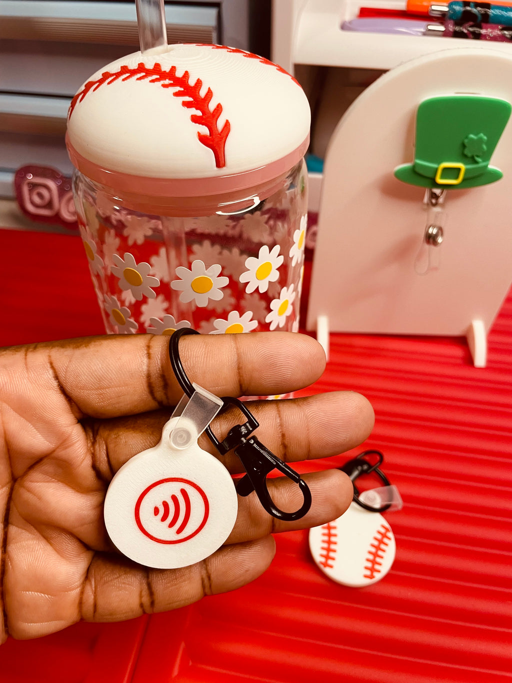 Baseball NFC Keychain