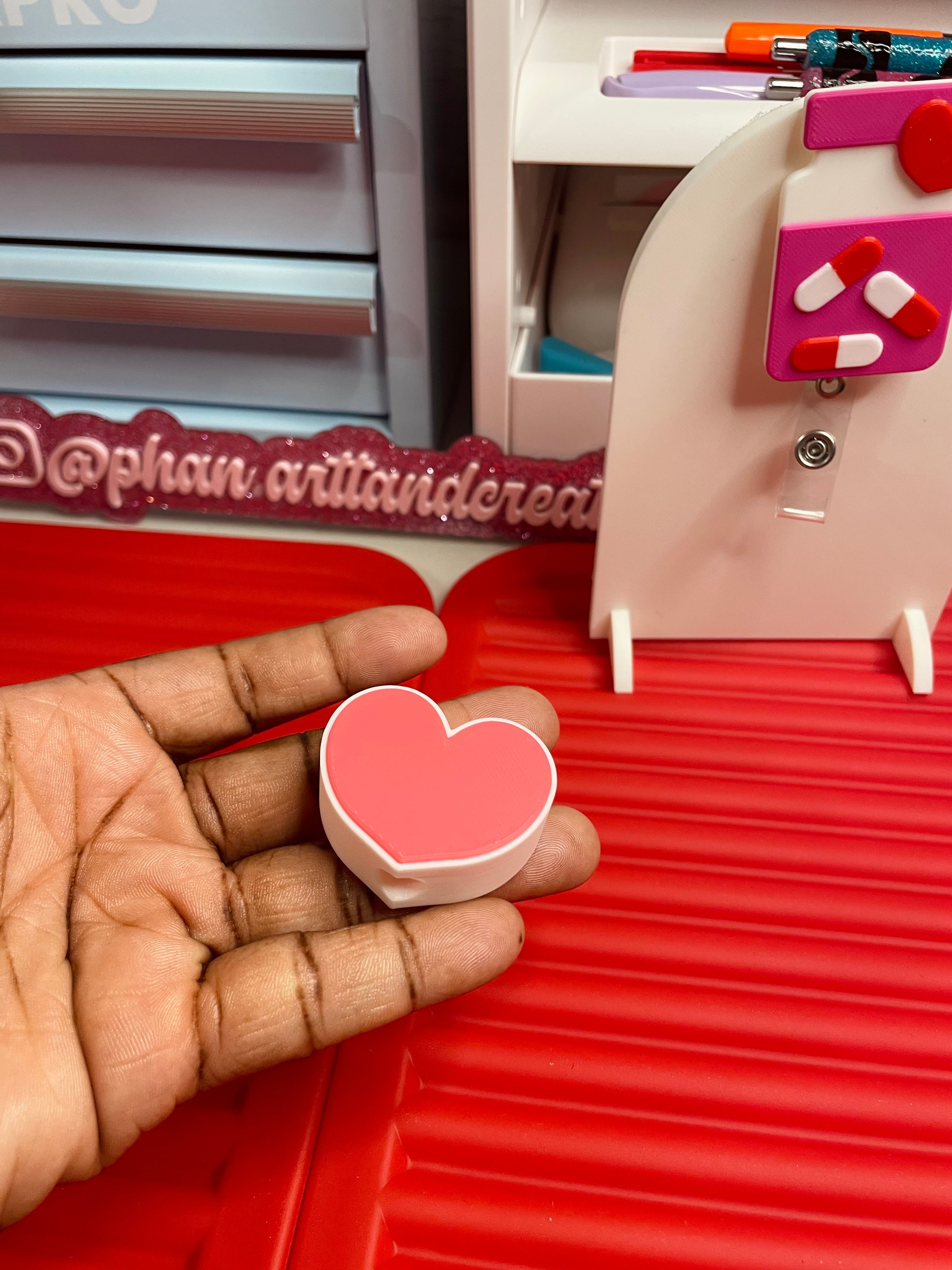 Heart straw topper