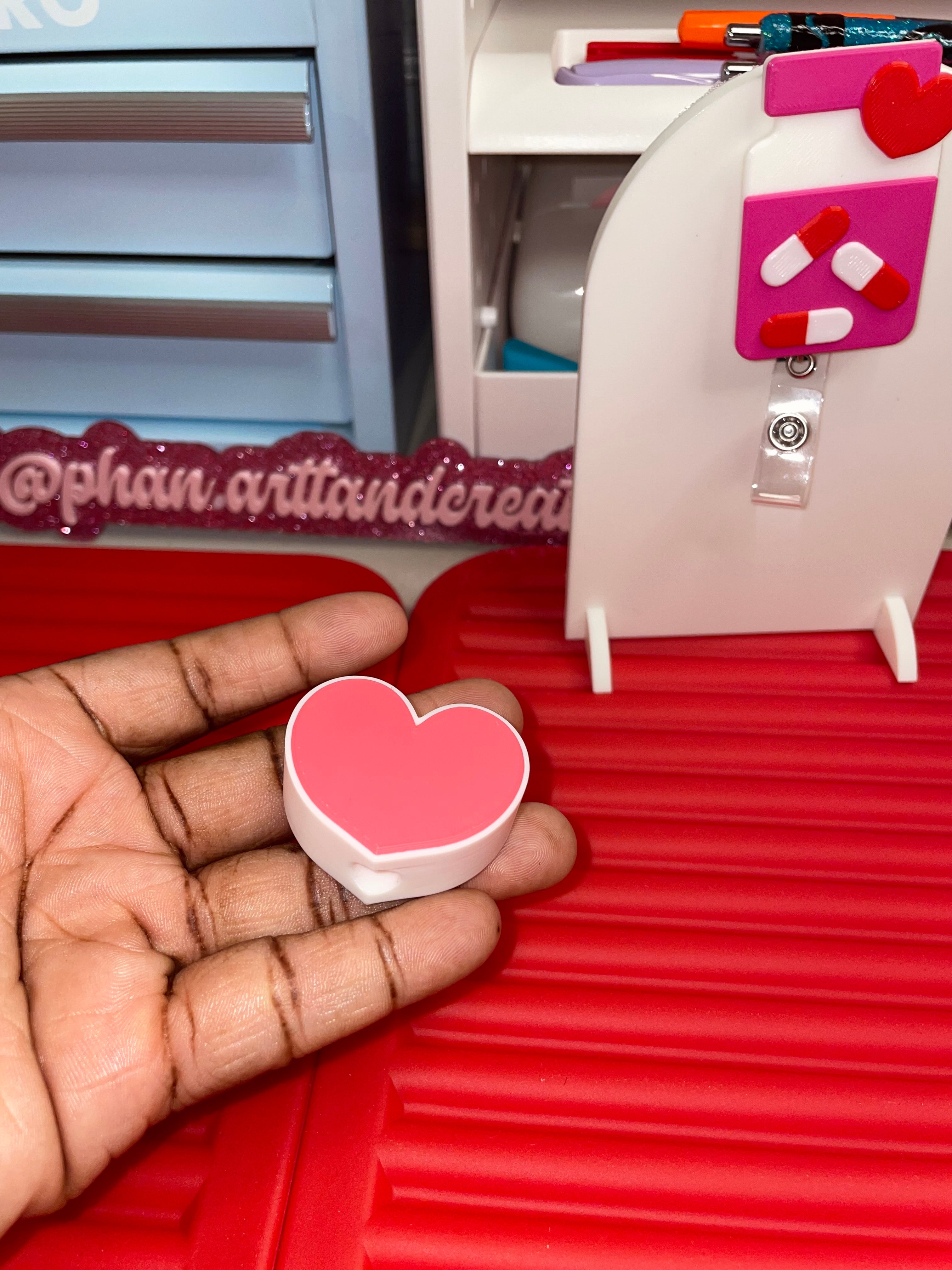 Heart straw topper
