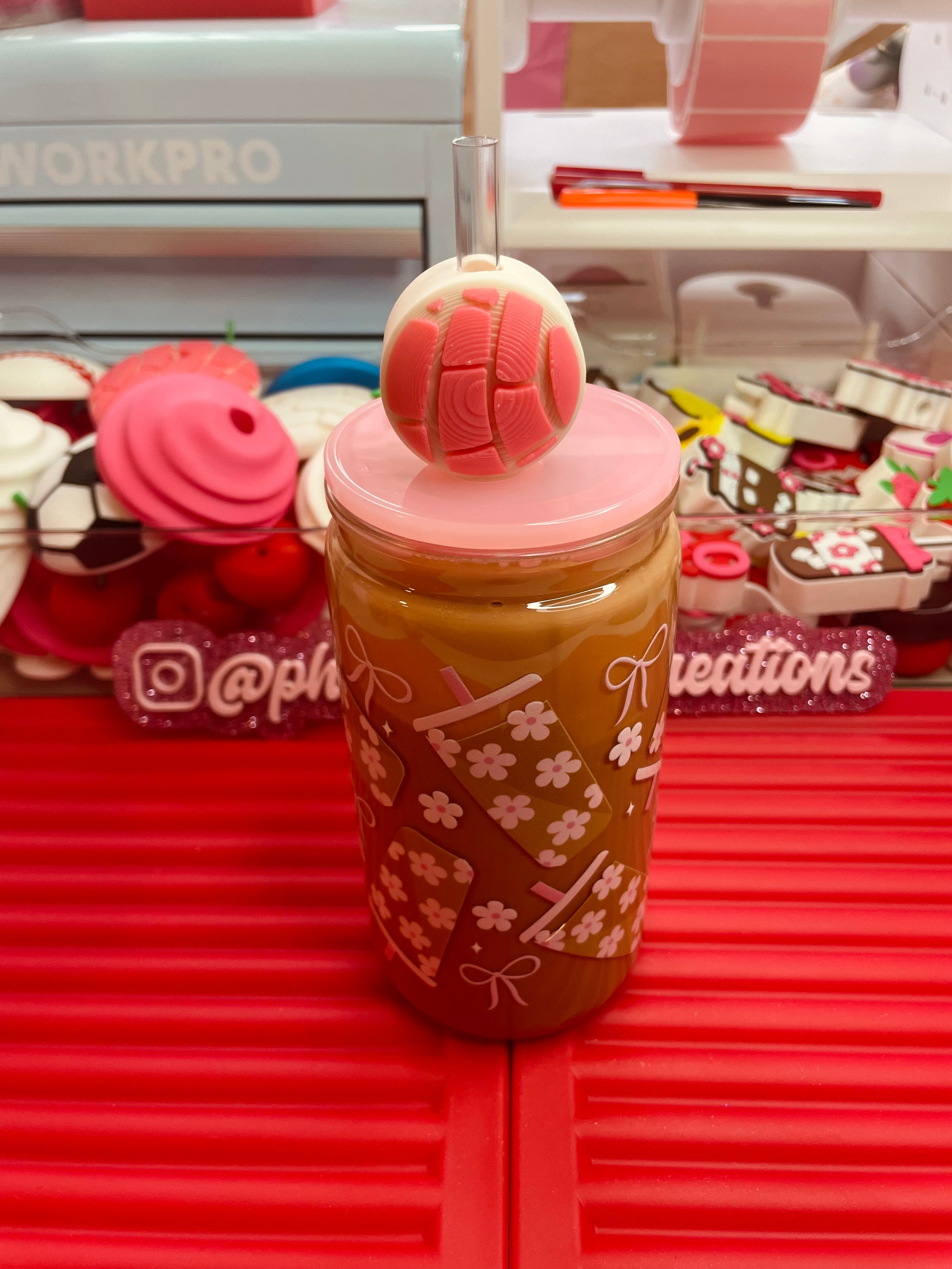 16oz coffee snowglobe cup