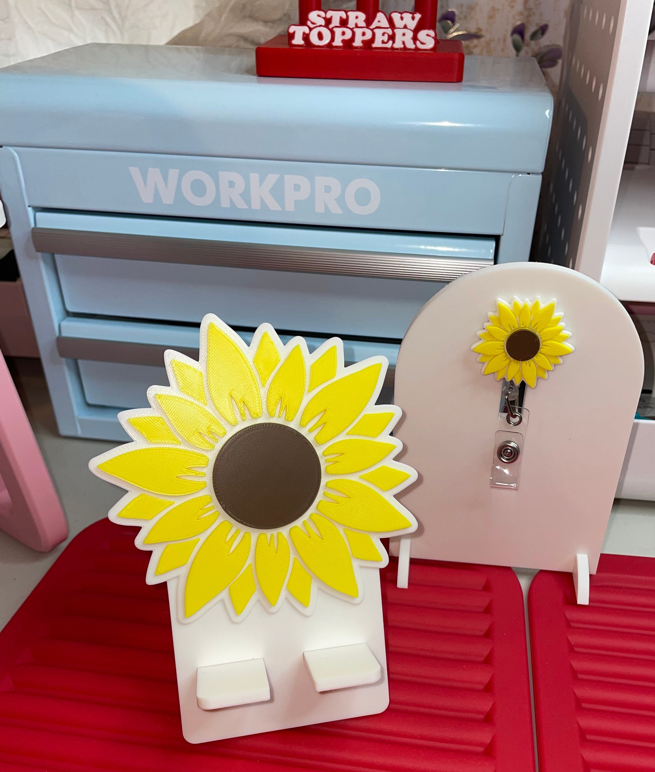 Sunflower phone holder
