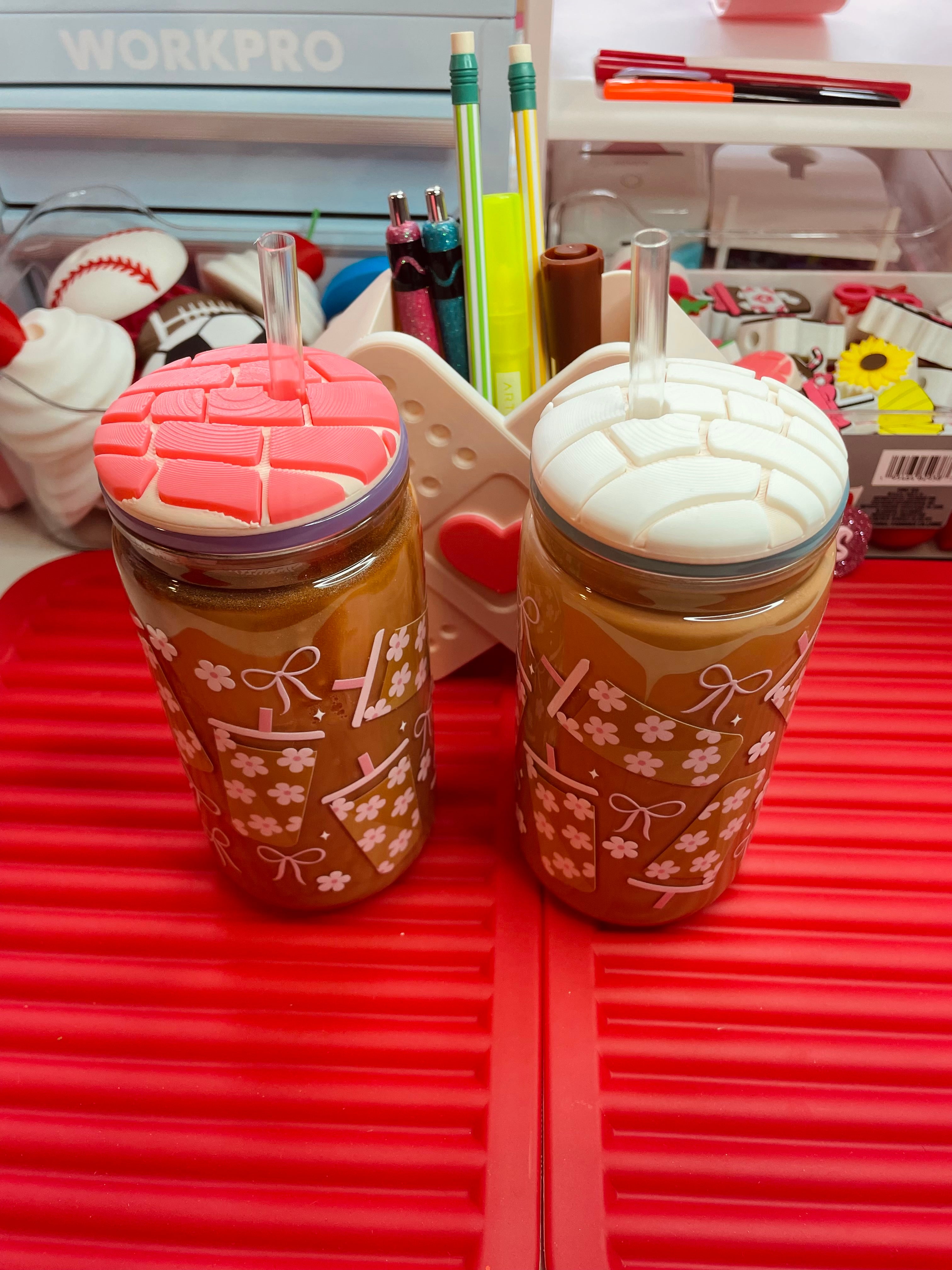 16oz coffee snowglobe cup