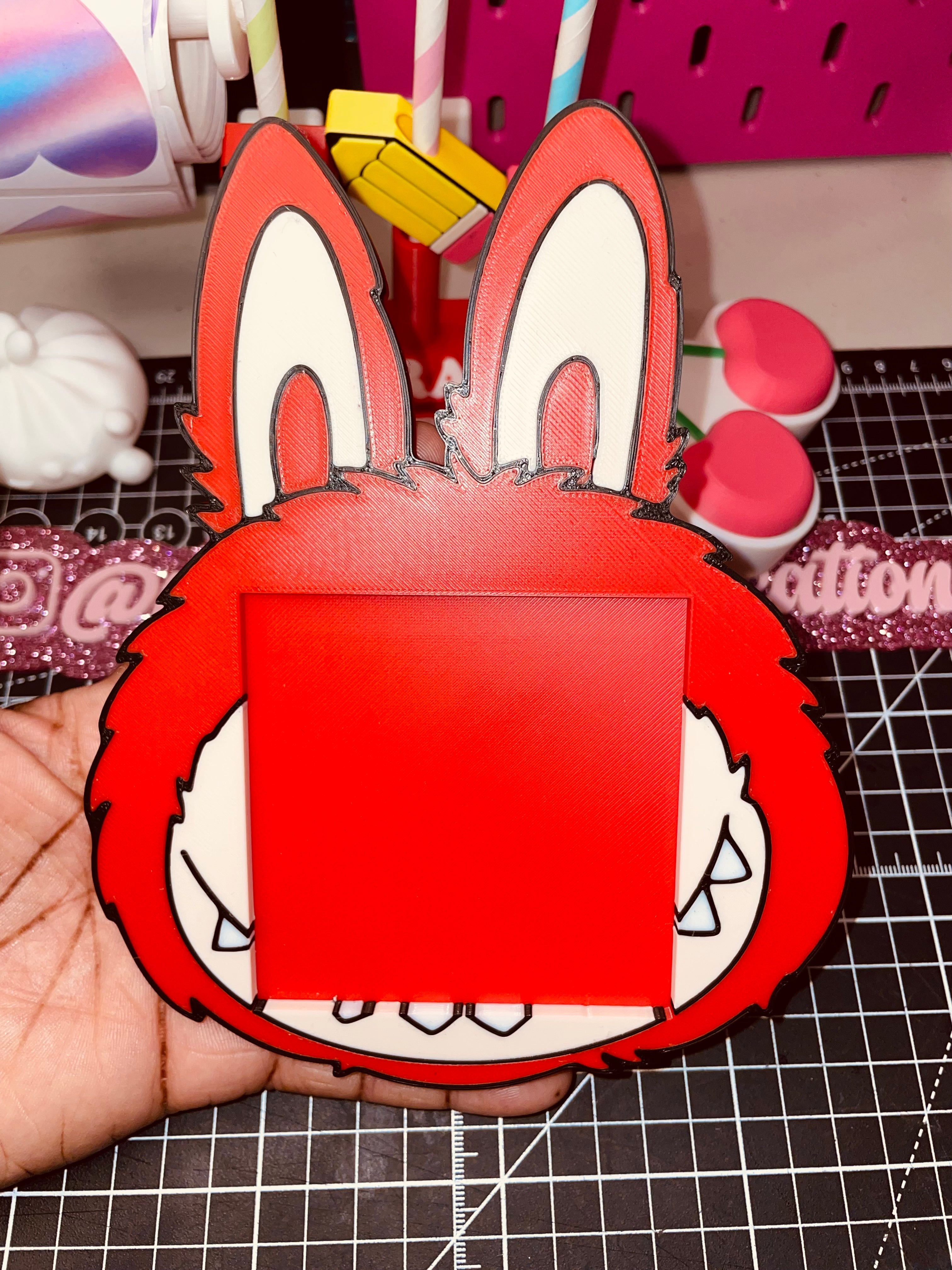 Cute monster sticky note holder