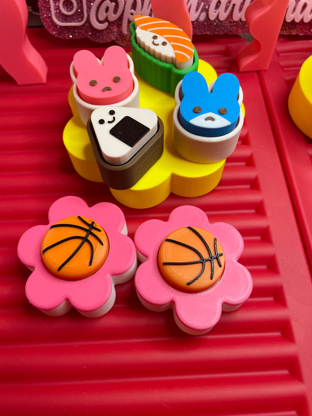 Flower basketball clicker