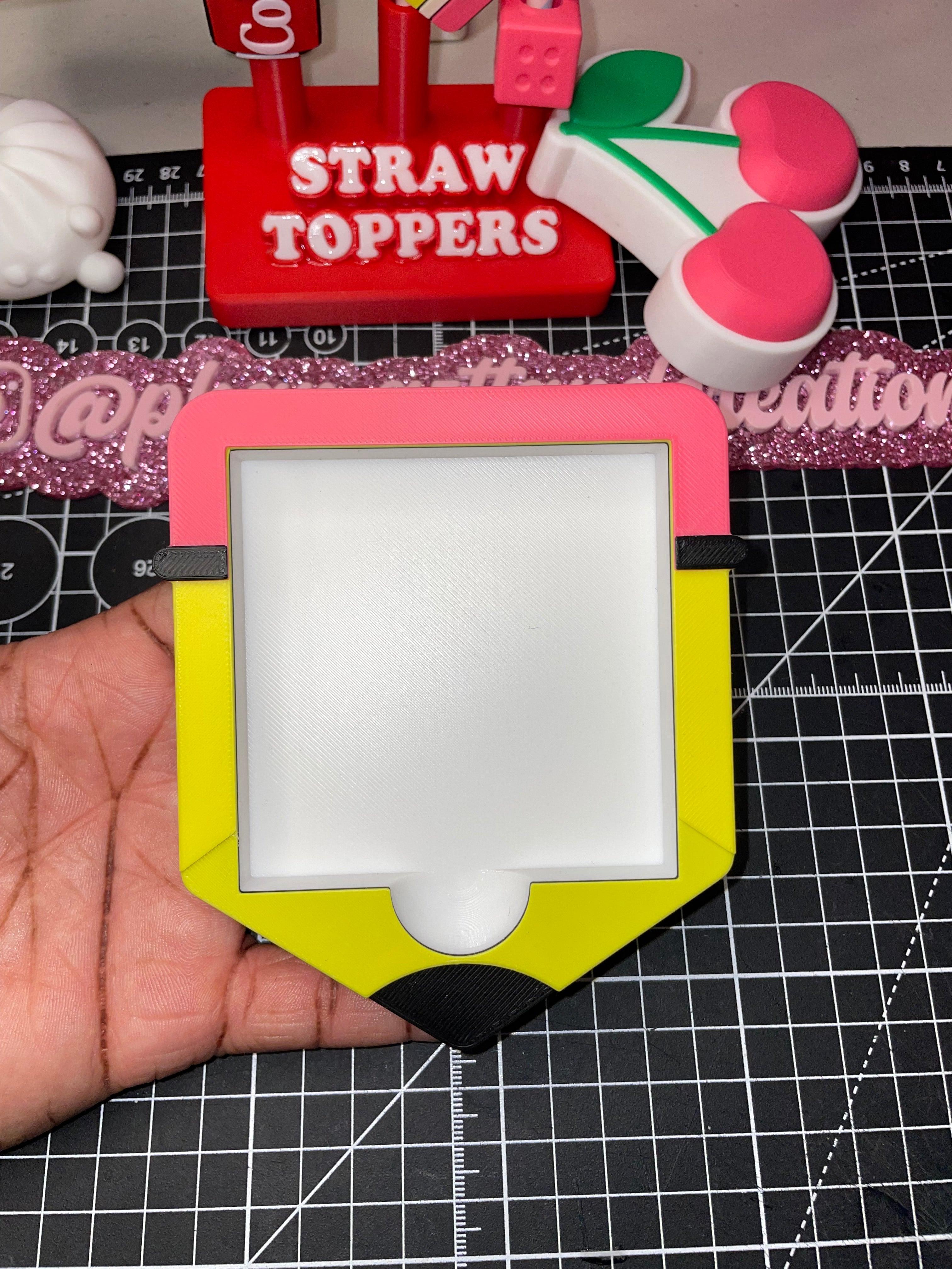 Pencil sticky note holder