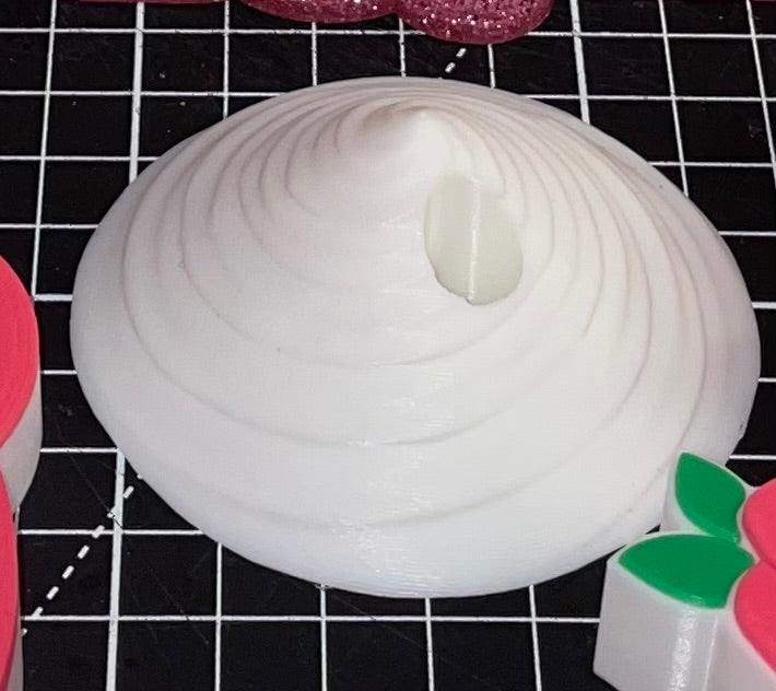 16oz whip cream lid topper (version 1)