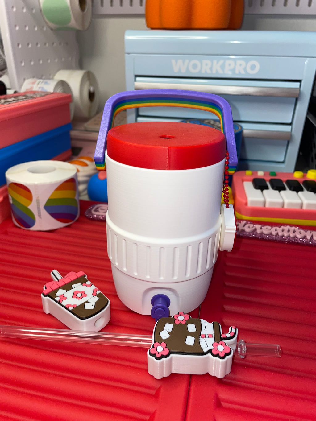Can cooler- Rainbow beverage sleeve