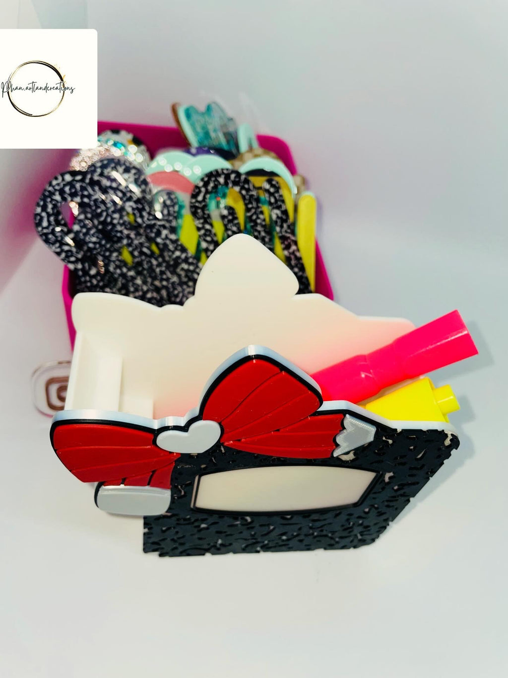 Composition pen/pencil holder
