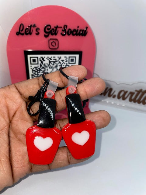 Nail Polish NFC Keychain